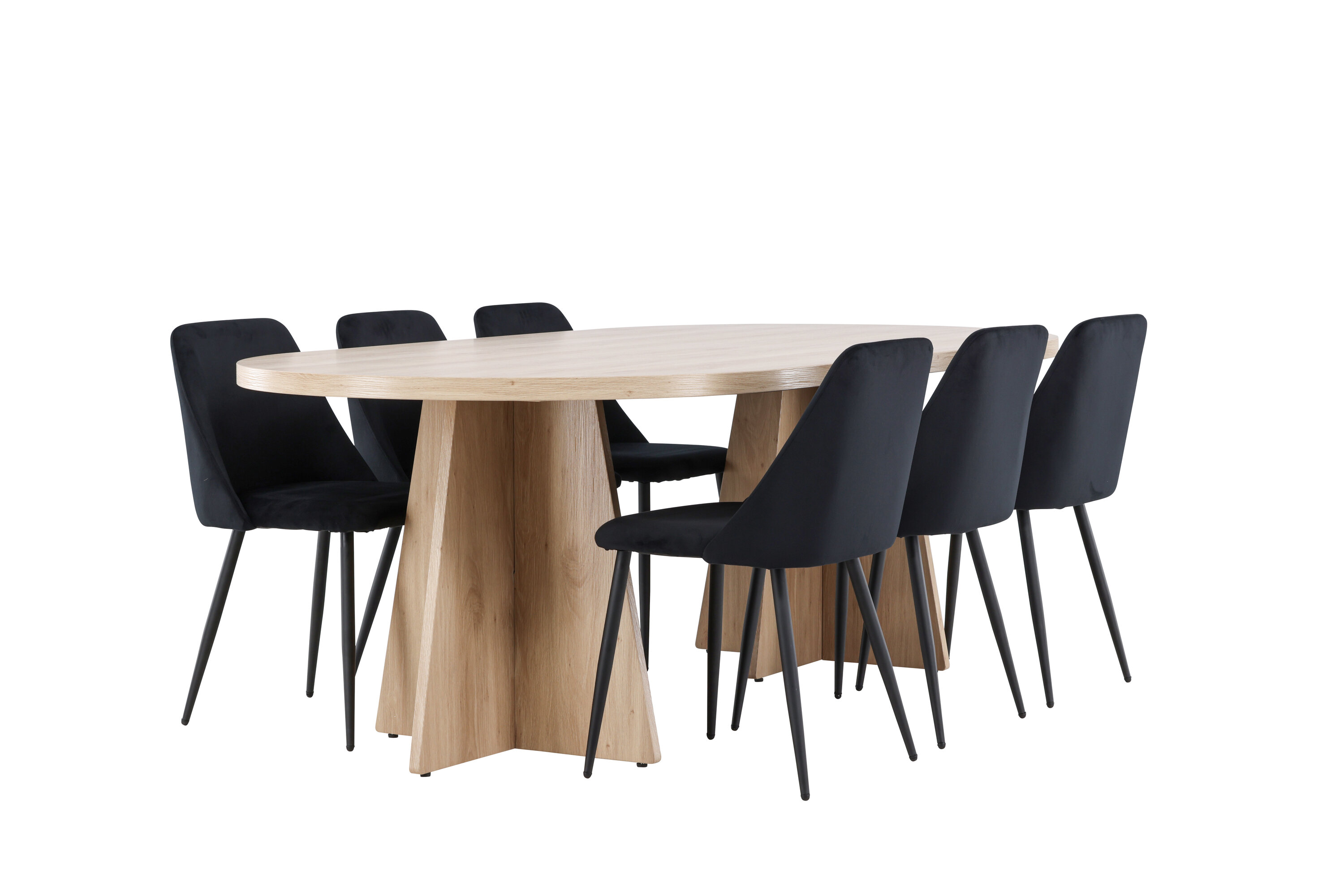 deLOHN Bootcut, Night Ovális étkezőgarnitúra