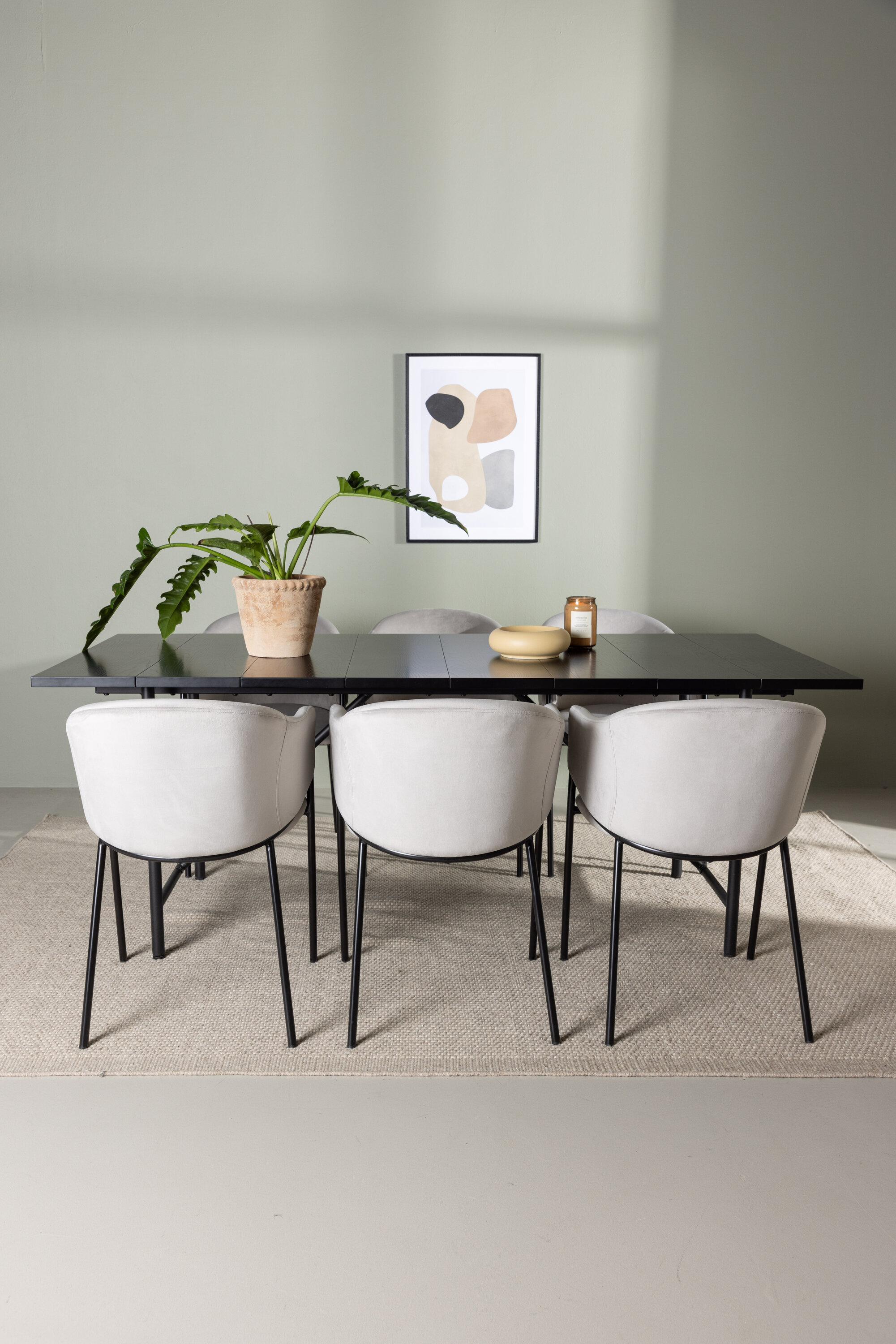 deLOHN Evelina Téglalap alakú étkezőgarnitúra