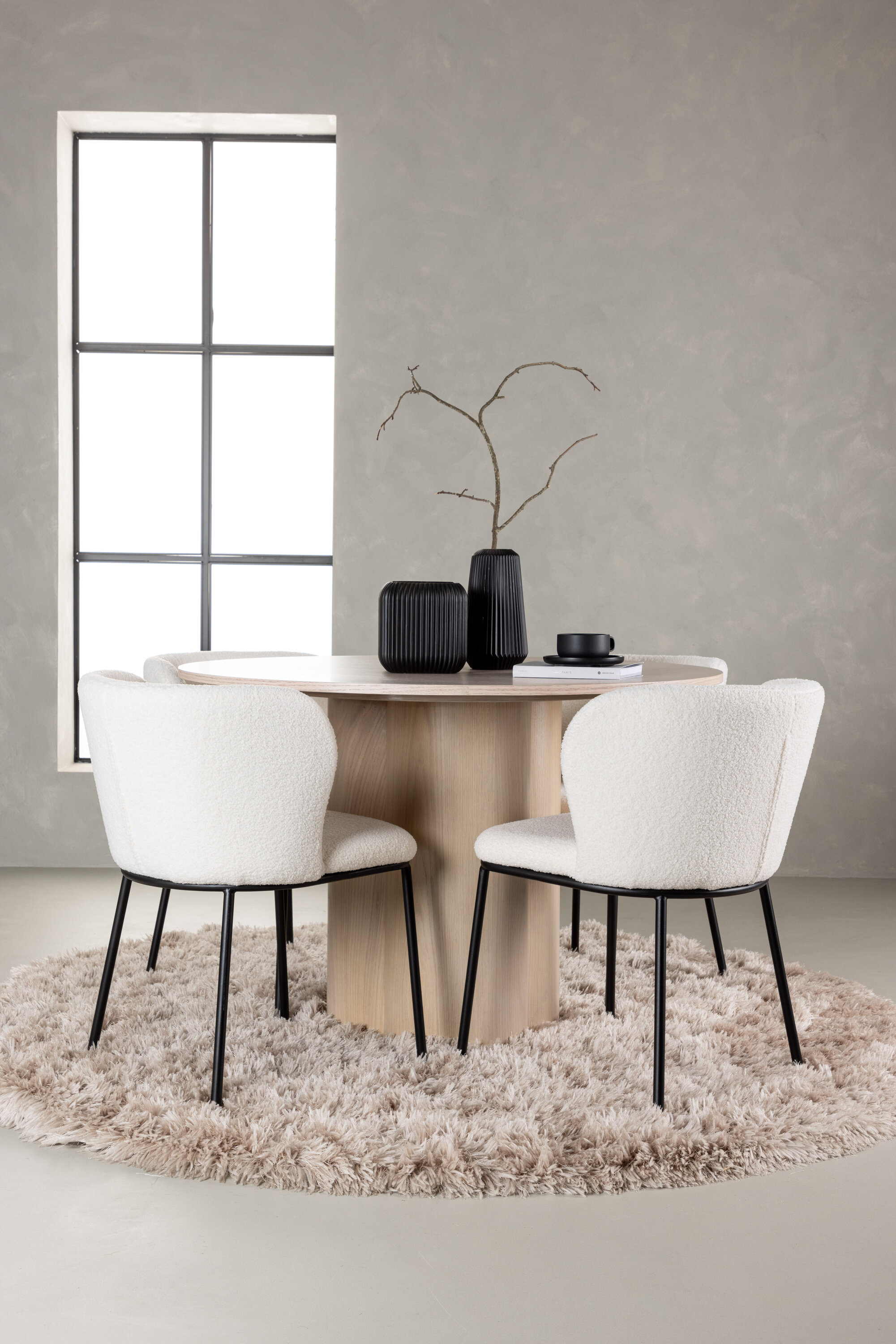 deLOHN Edina Kör alakú étkezőgarnitúra