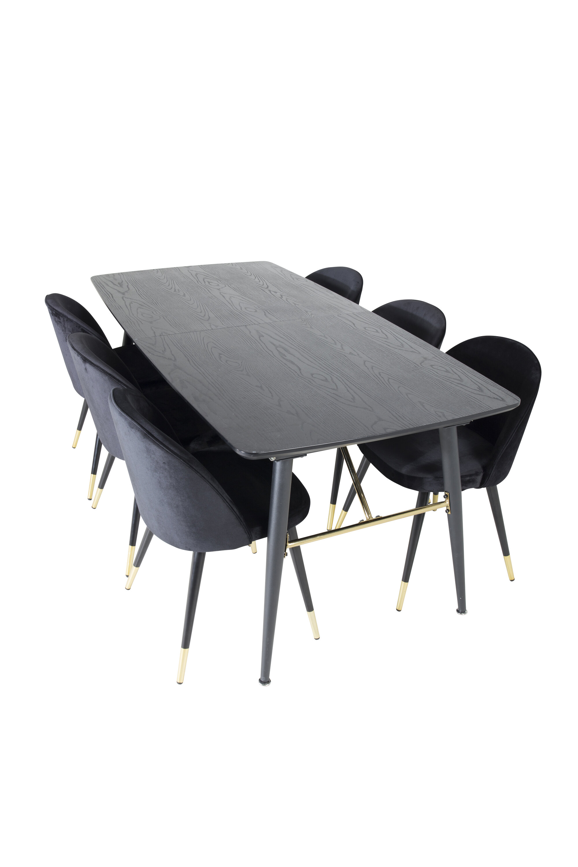 deLOHN Gold, Velvet Téglalap alakú étkezőgarnitúra deLOHN Gold, Velvet Téglalap alakú étkezőgarnitúra