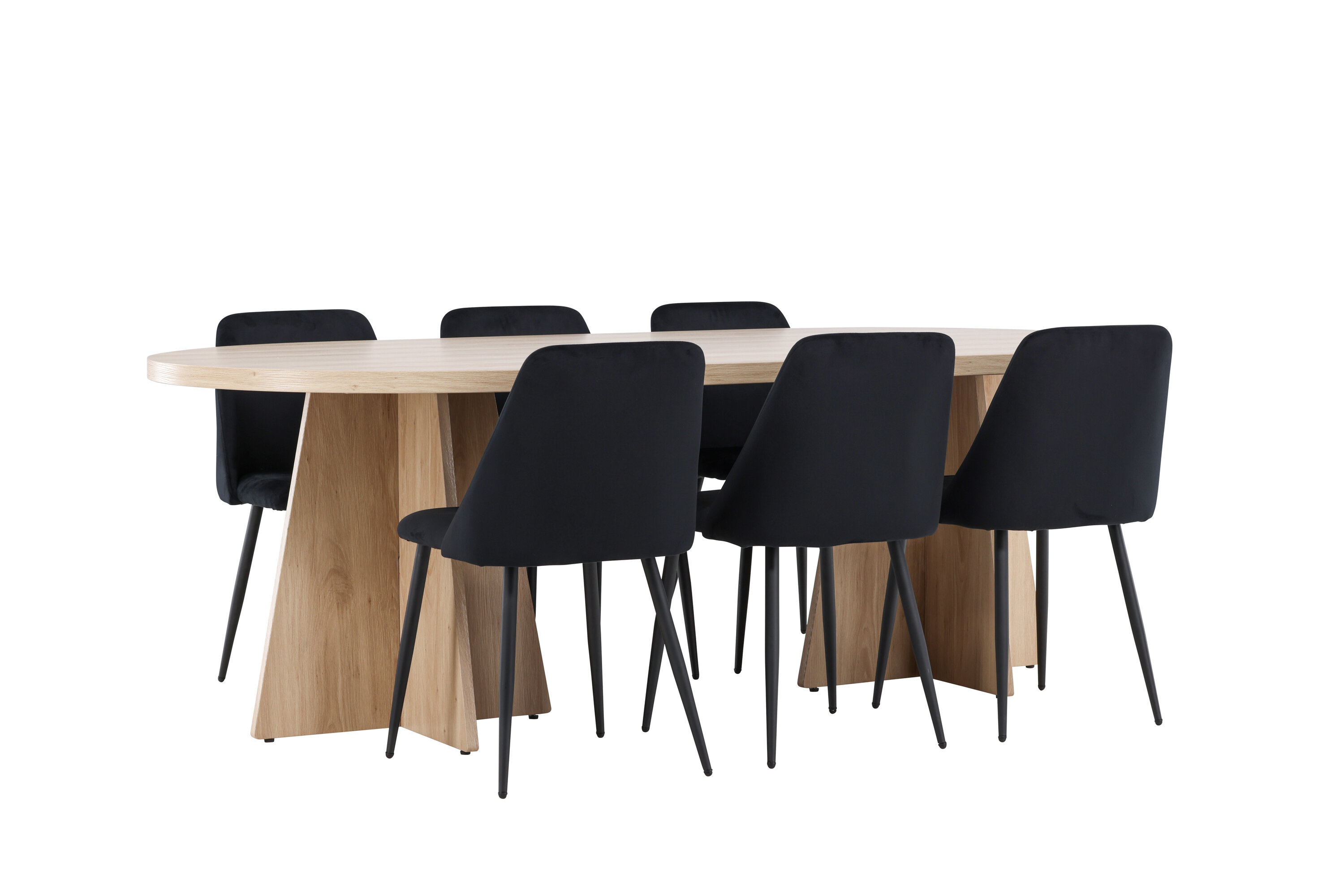 deLOHN Bootcut, Night Ovális étkezőgarnitúra