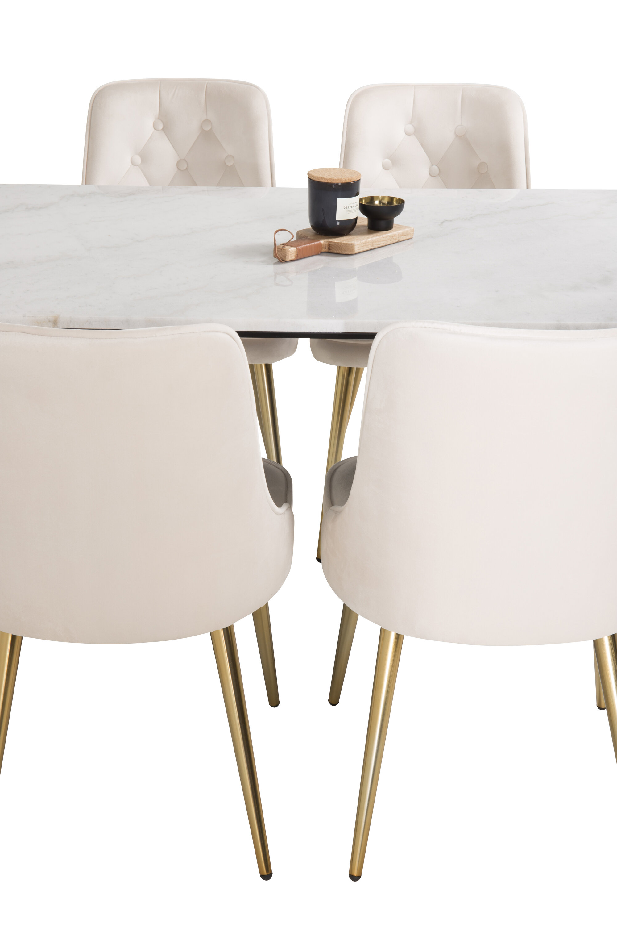 deLOHN Estelle, Velvet Deluxe Téglalap alakú étkezőgarnitúra