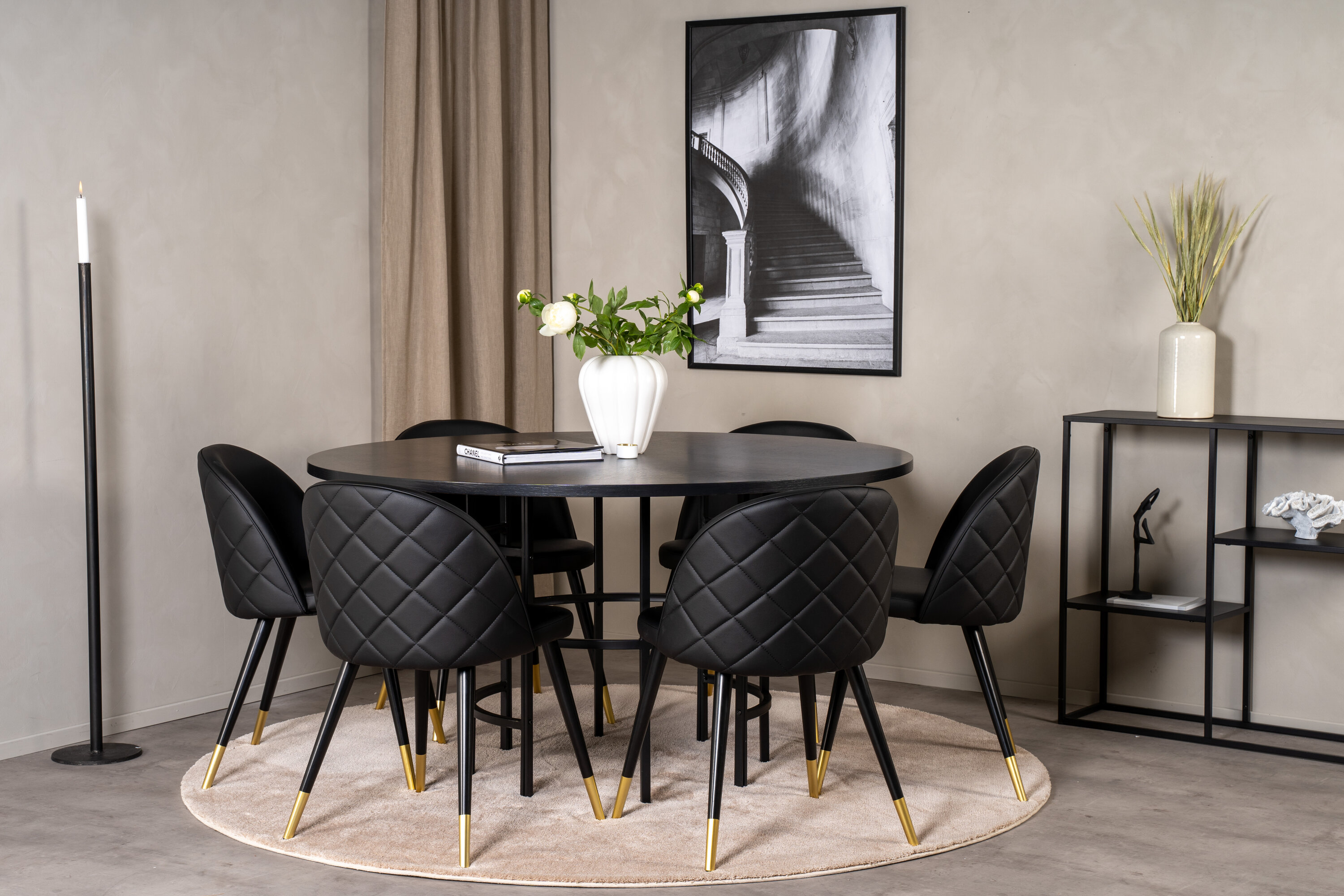 deLOHN Copenhagen, Velvet Kör alakú étkezőgarnitúra deLOHN Copenhagen, Velvet Kör alakú étkezőgarnitúra