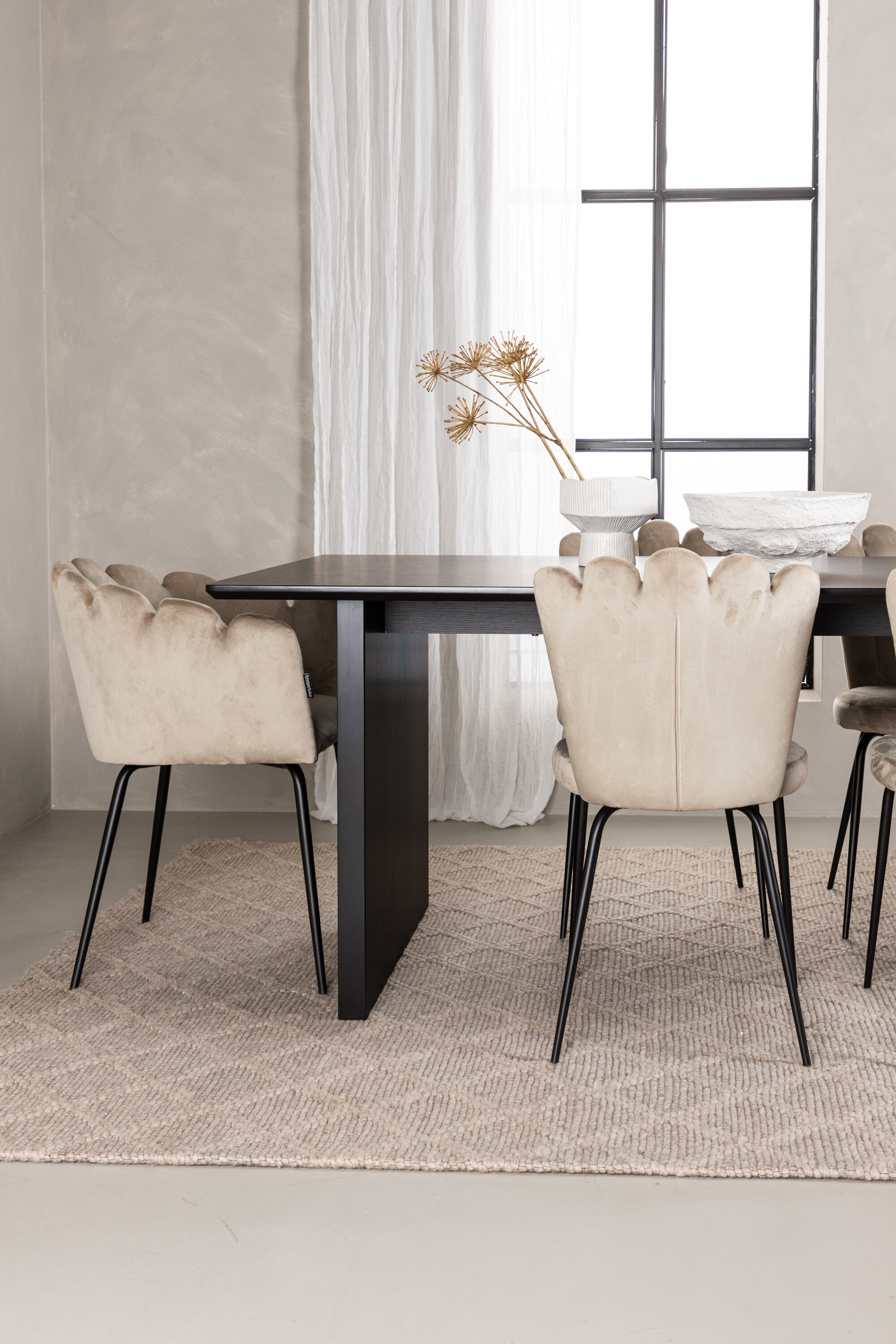 deLOHN Vail, Limhamn Téglalap alakú étkezőgarnitúra