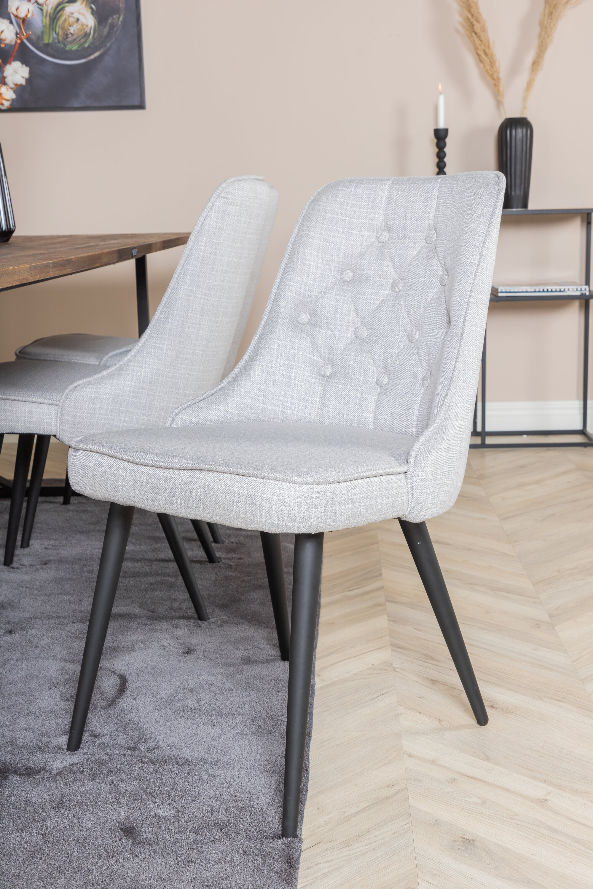 deLOHN Padang,Velvet Deluxe Téglalap alakú étkezőgarnitúra