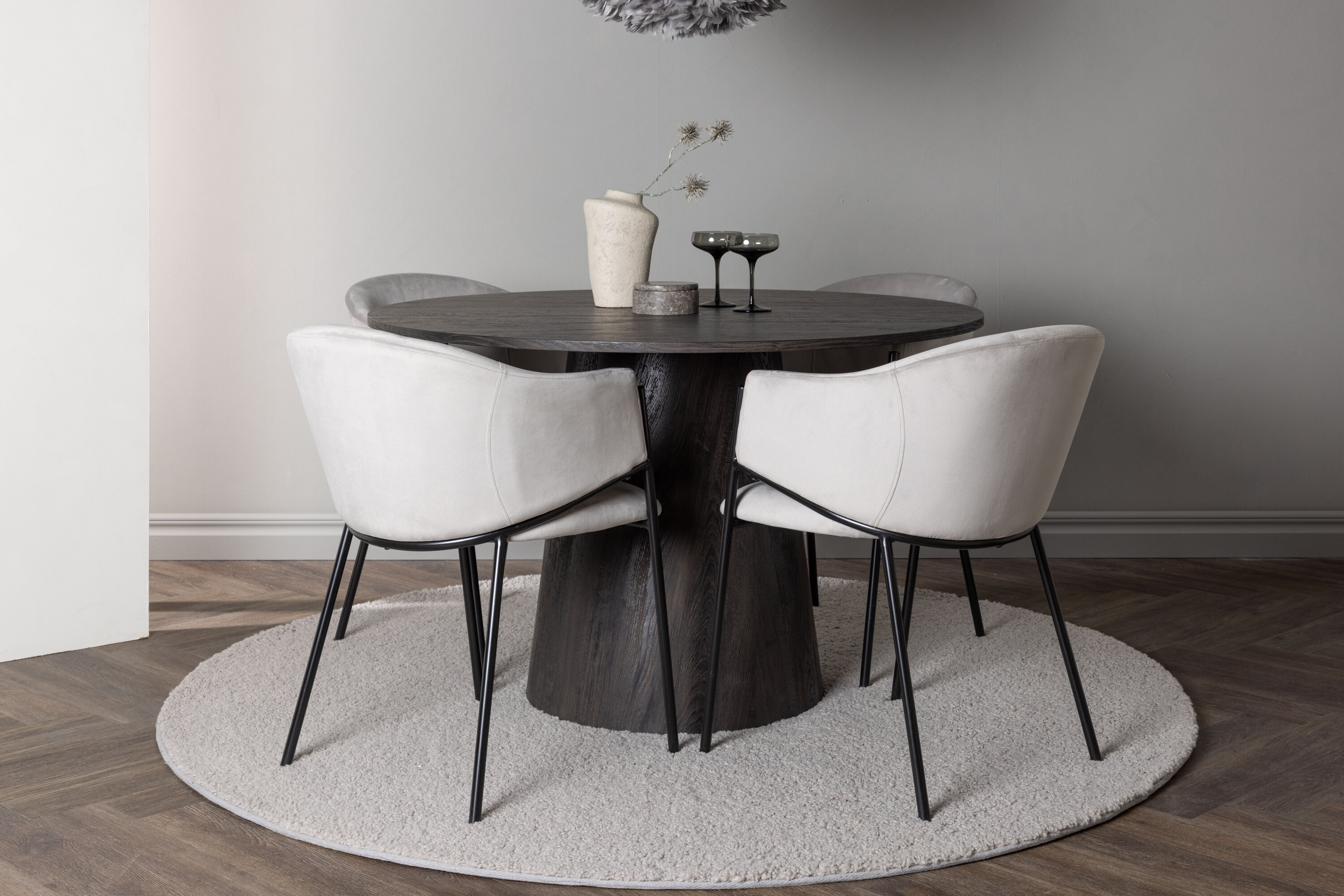 deLOHN Evelina Kör alakú étkezőgarnitúra