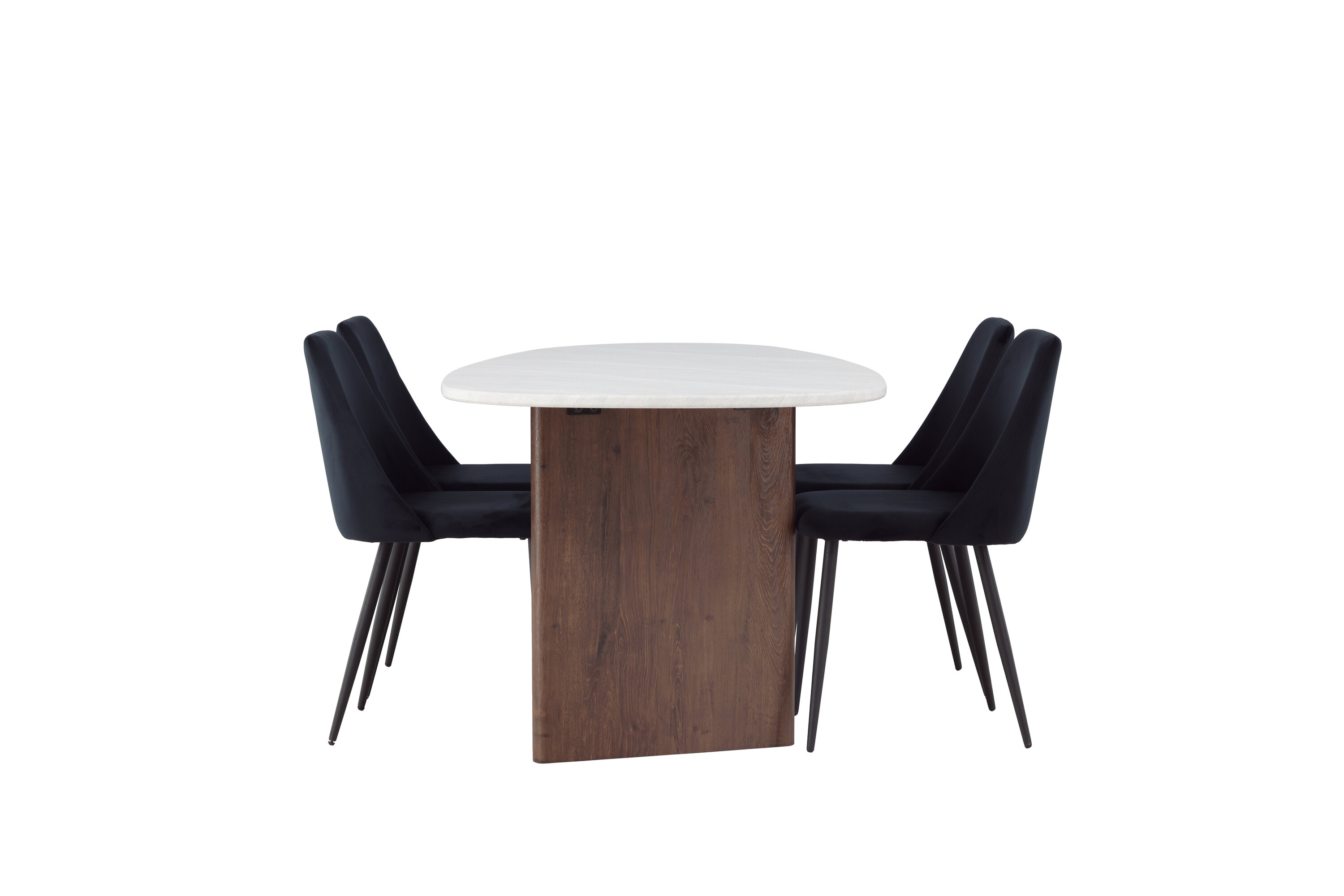 deLOHN Night Ovális étkezőgarnitúra