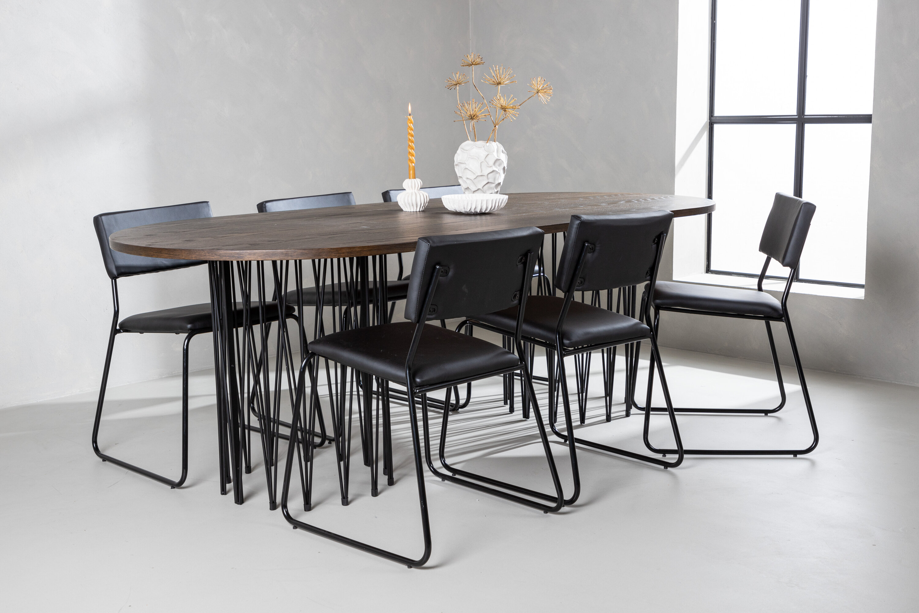 deLOHN Stone oval, Kenth Ovális étkezőgarnitúra