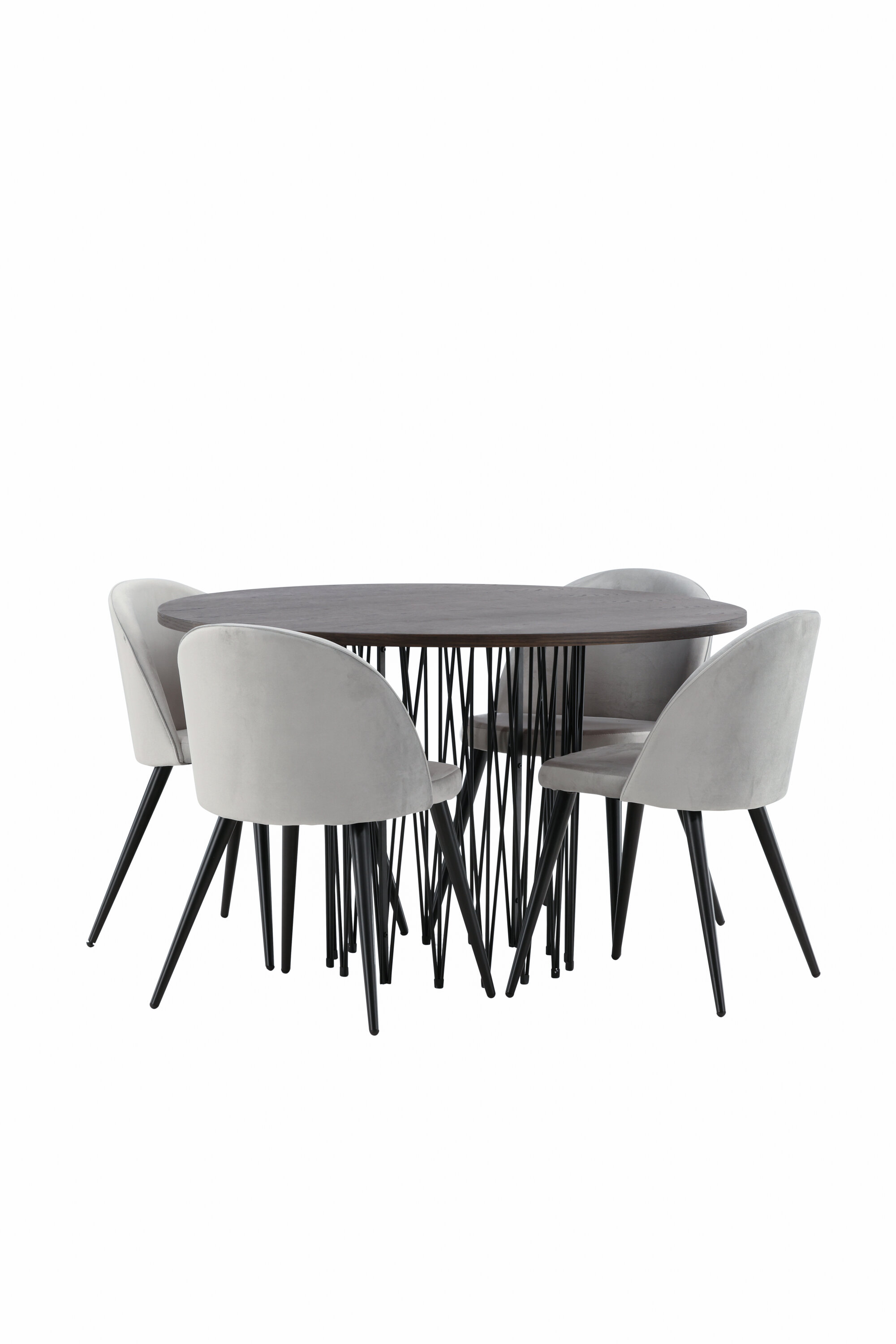 deLOHN Stone round, Velvet Kör alakú étkezőgarnitúra