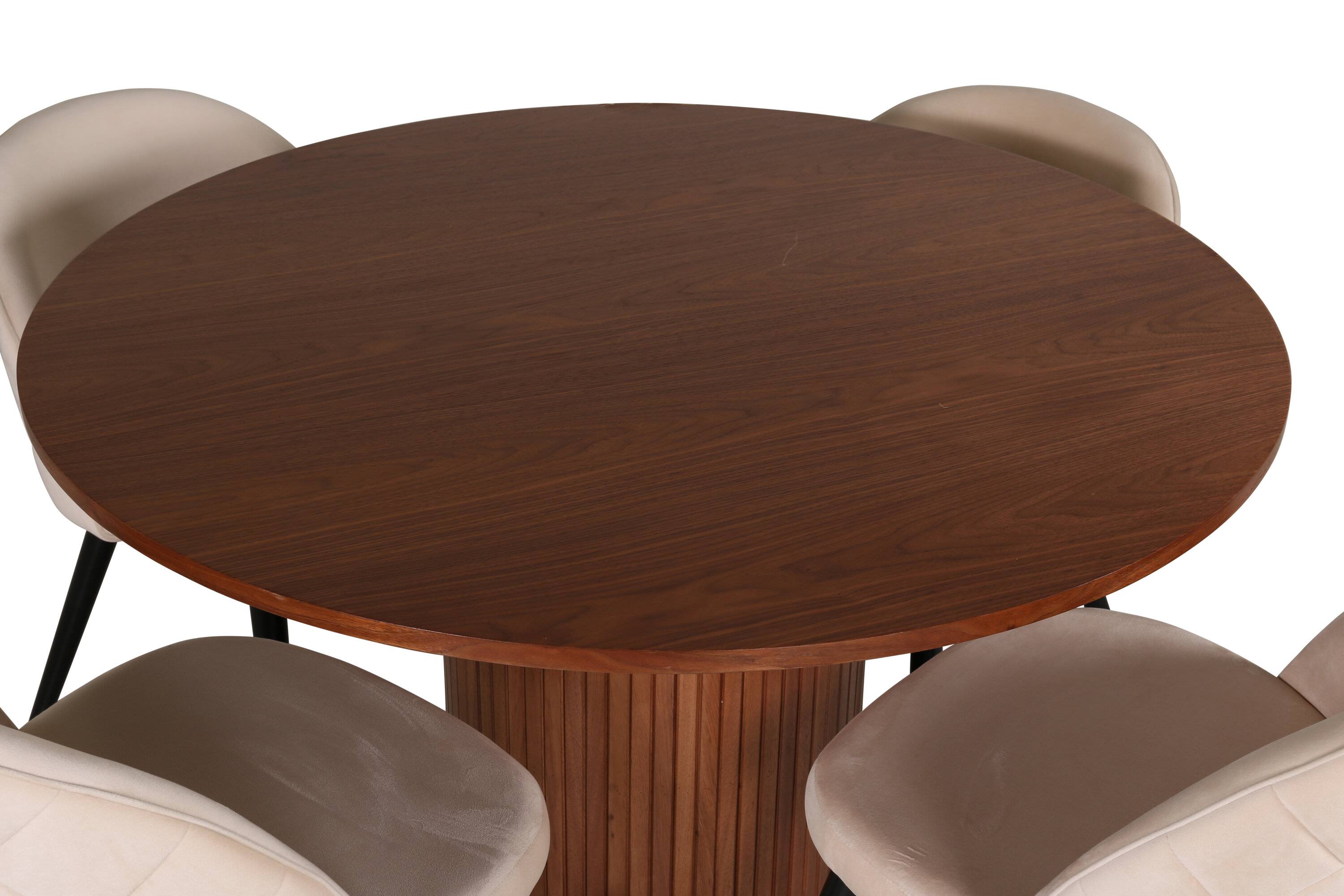 deLOHN Bianca, Velvet Kör alakú étkezőgarnitúra deLOHN Bianca, Velvet Kör alakú étkezőgarnitúra
