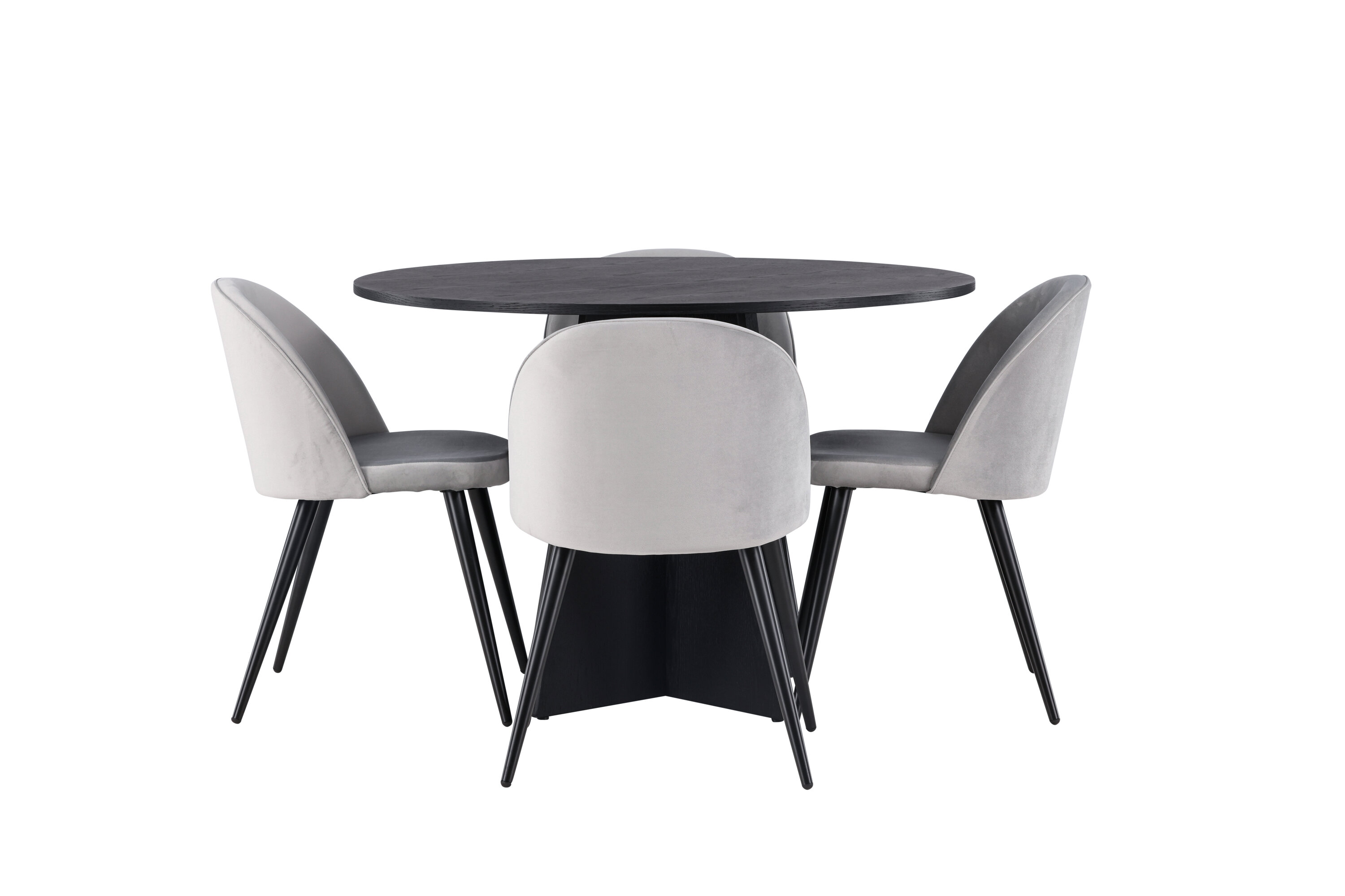 deLOHN Bootcut Round, Velvet Kör alakú étkezőgarnitúra