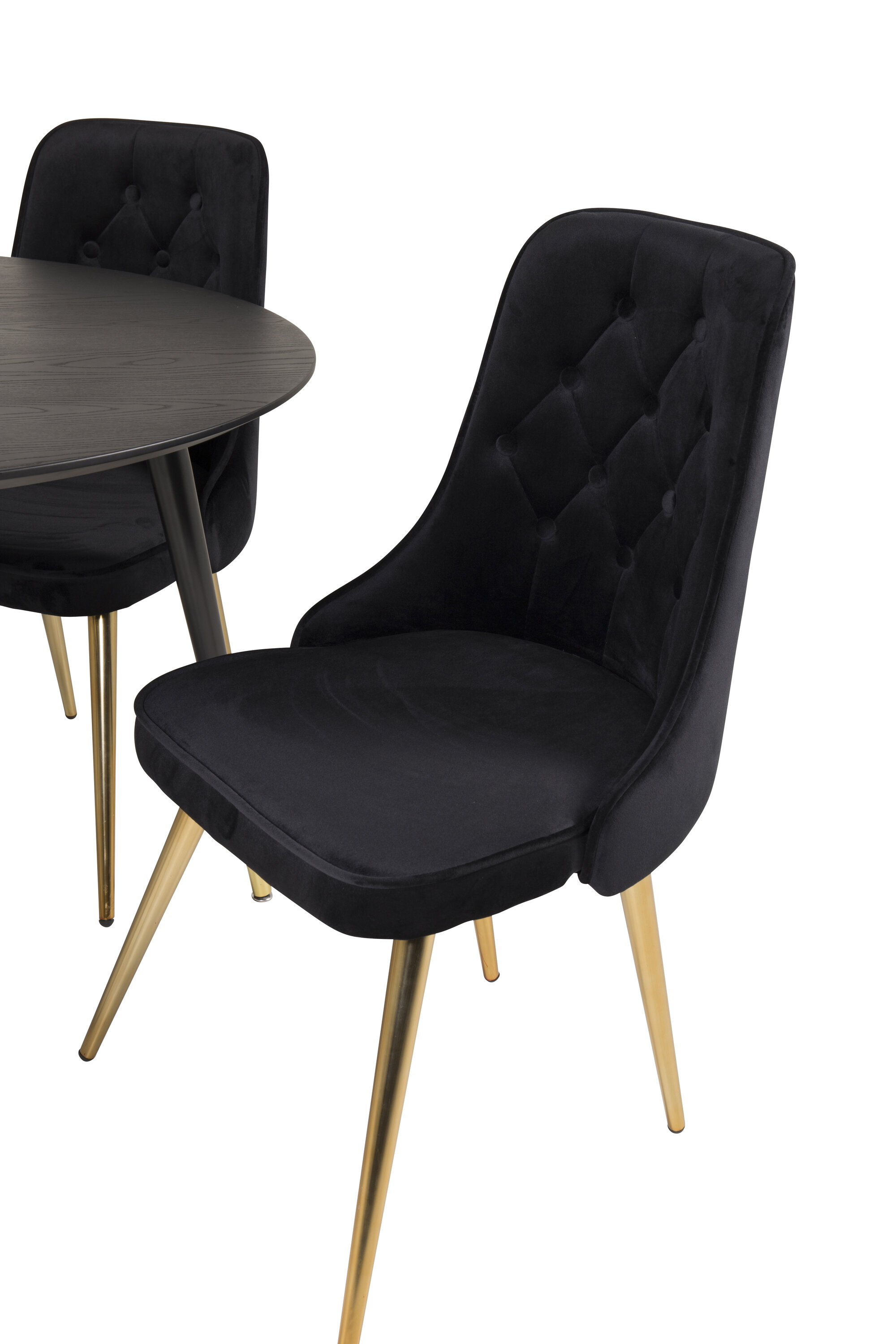 deLOHN Dipp, Velvet Deluxe Kör alakú étkezőgarnitúra deLOHN Dipp, Velvet Deluxe Kör alakú étkezőgarnitúra