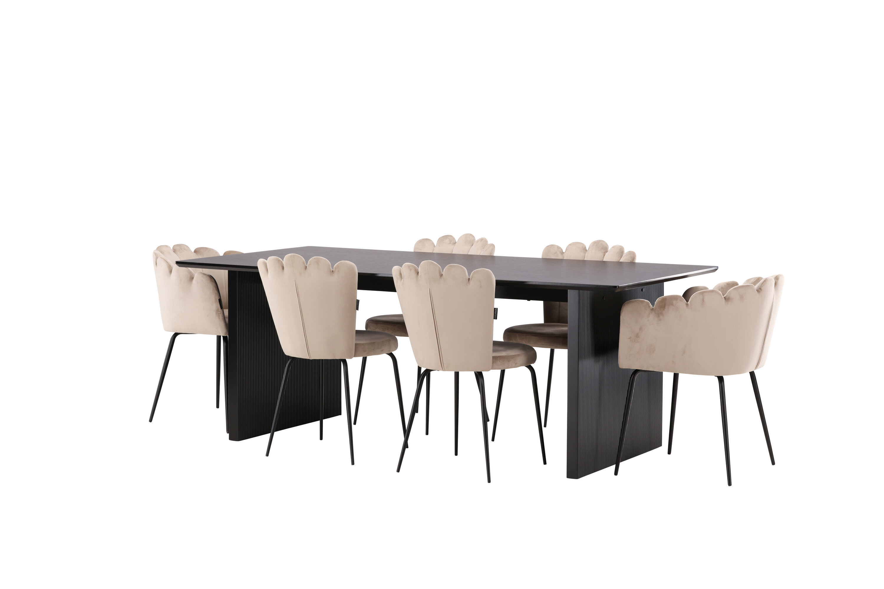 deLOHN Vail, Limhamn Téglalap alakú étkezőgarnitúra