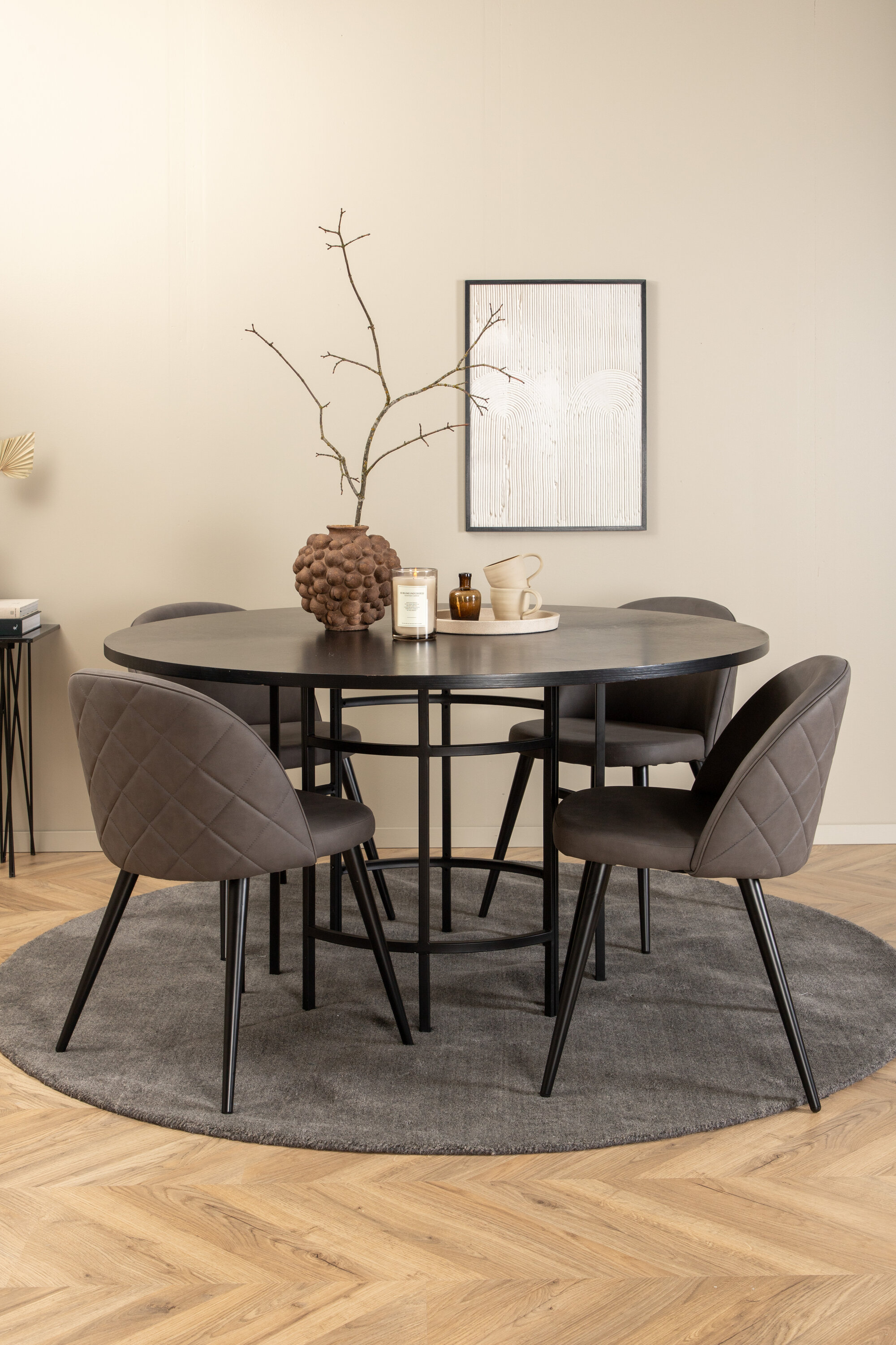 deLOHN Copenhagen, Velvet Kör alakú étkezőgarnitúra deLOHN Copenhagen, Velvet Kör alakú étkezőgarnitúra