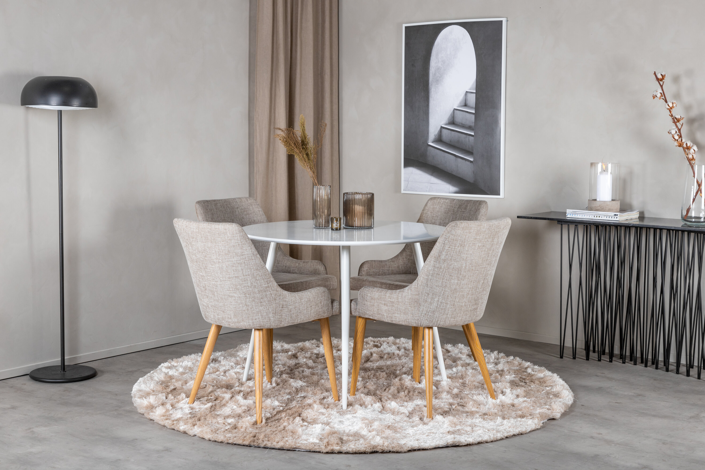 deLOHN Plaza, Plaza Kör alakú étkezőgarnitúra