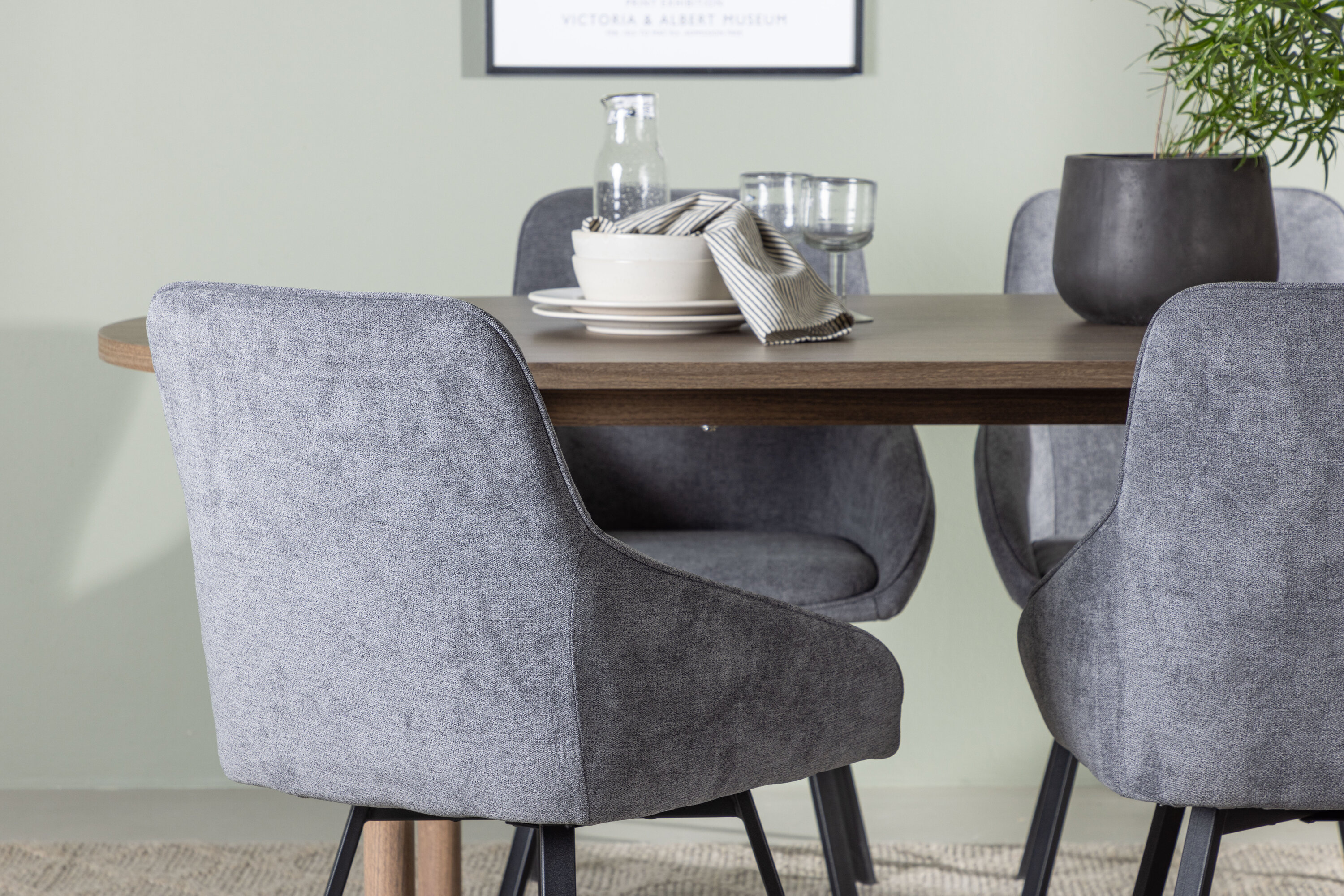 deLOHN Rosie Ovális étkezőgarnitúra deLOHN Rosie Ovális étkezőgarnitúra