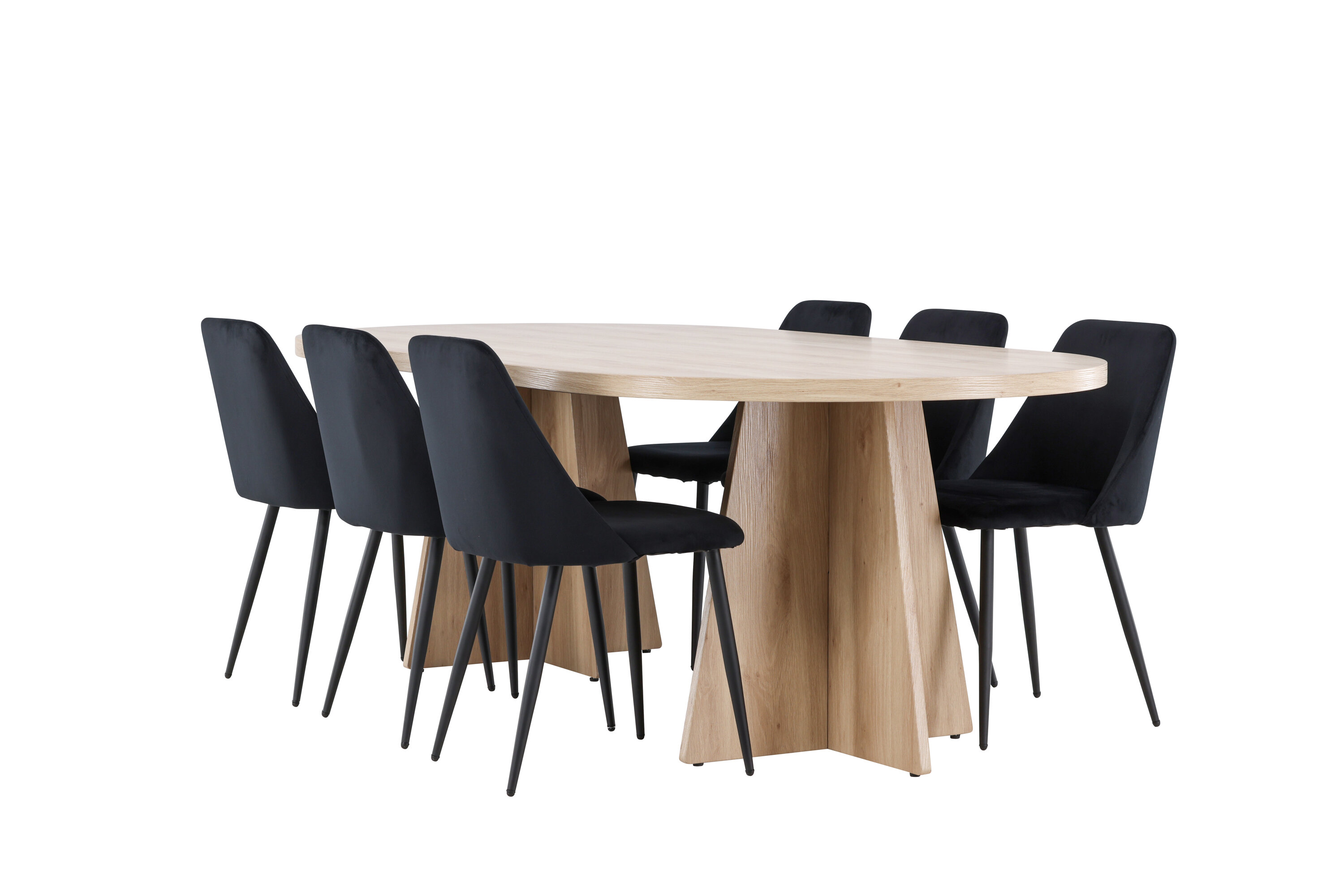 deLOHN Bootcut, Night Ovális étkezőgarnitúra