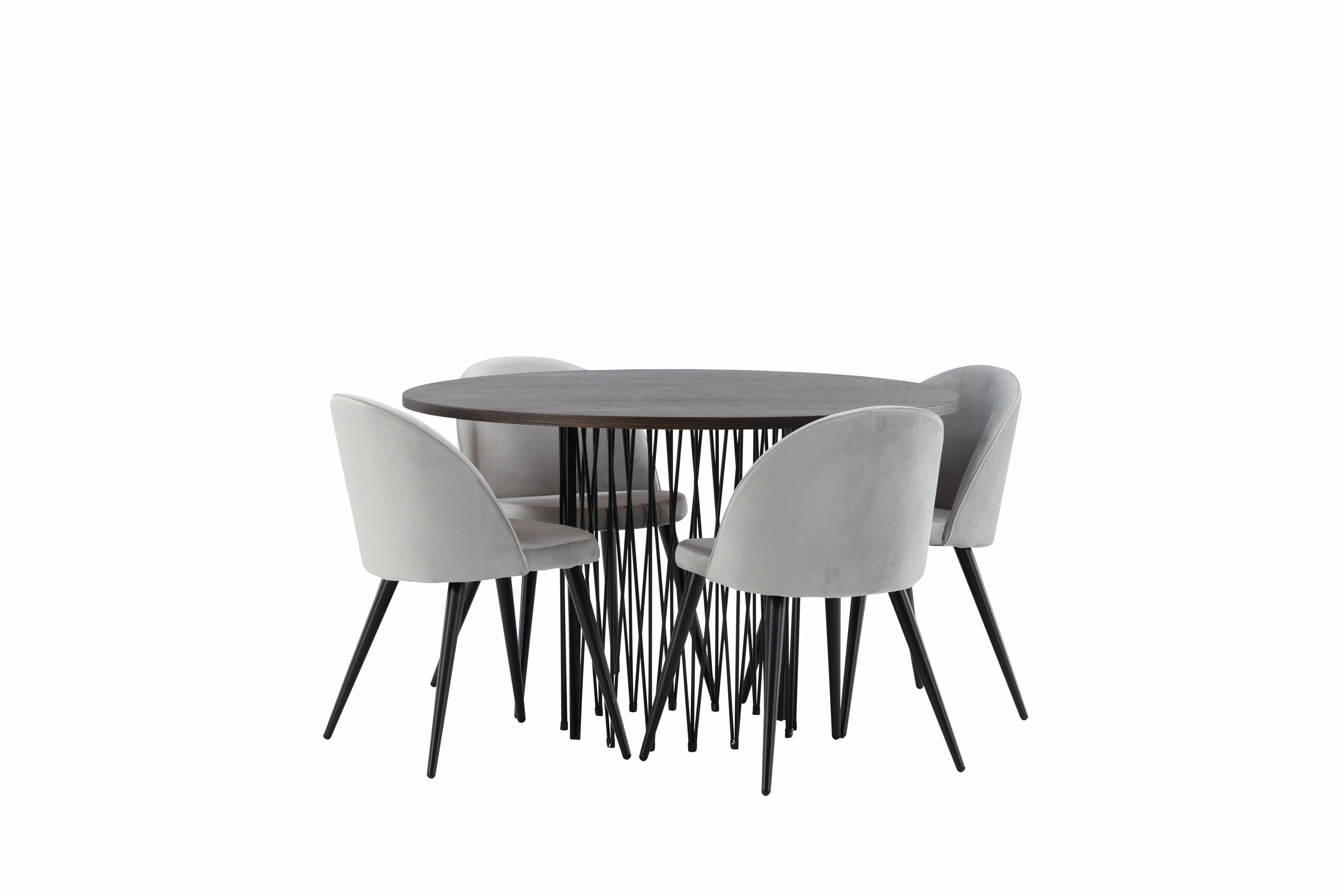 deLOHN Stone round, Velvet Kör alakú étkezőgarnitúra