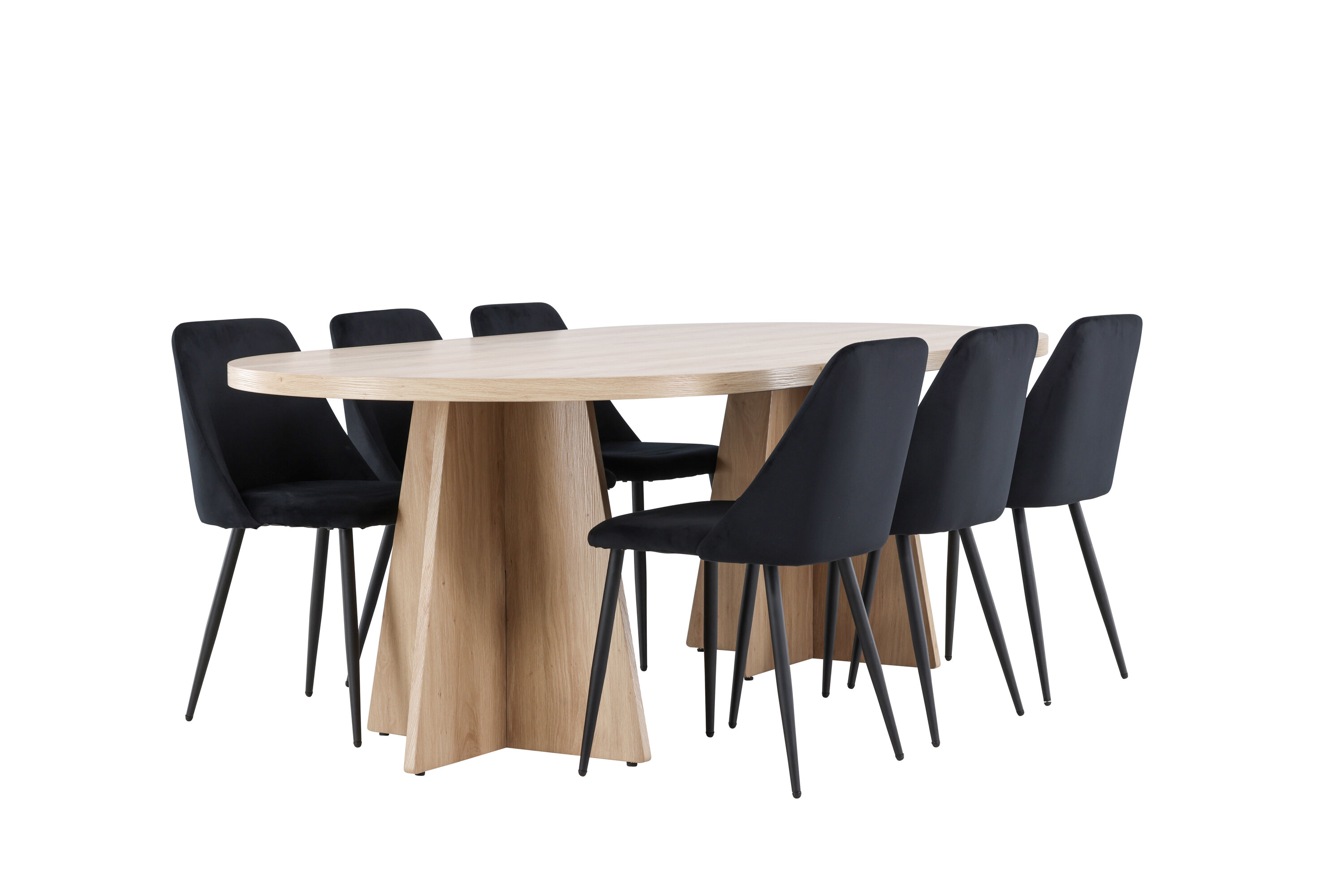 deLOHN Bootcut, Night Ovális étkezőgarnitúra