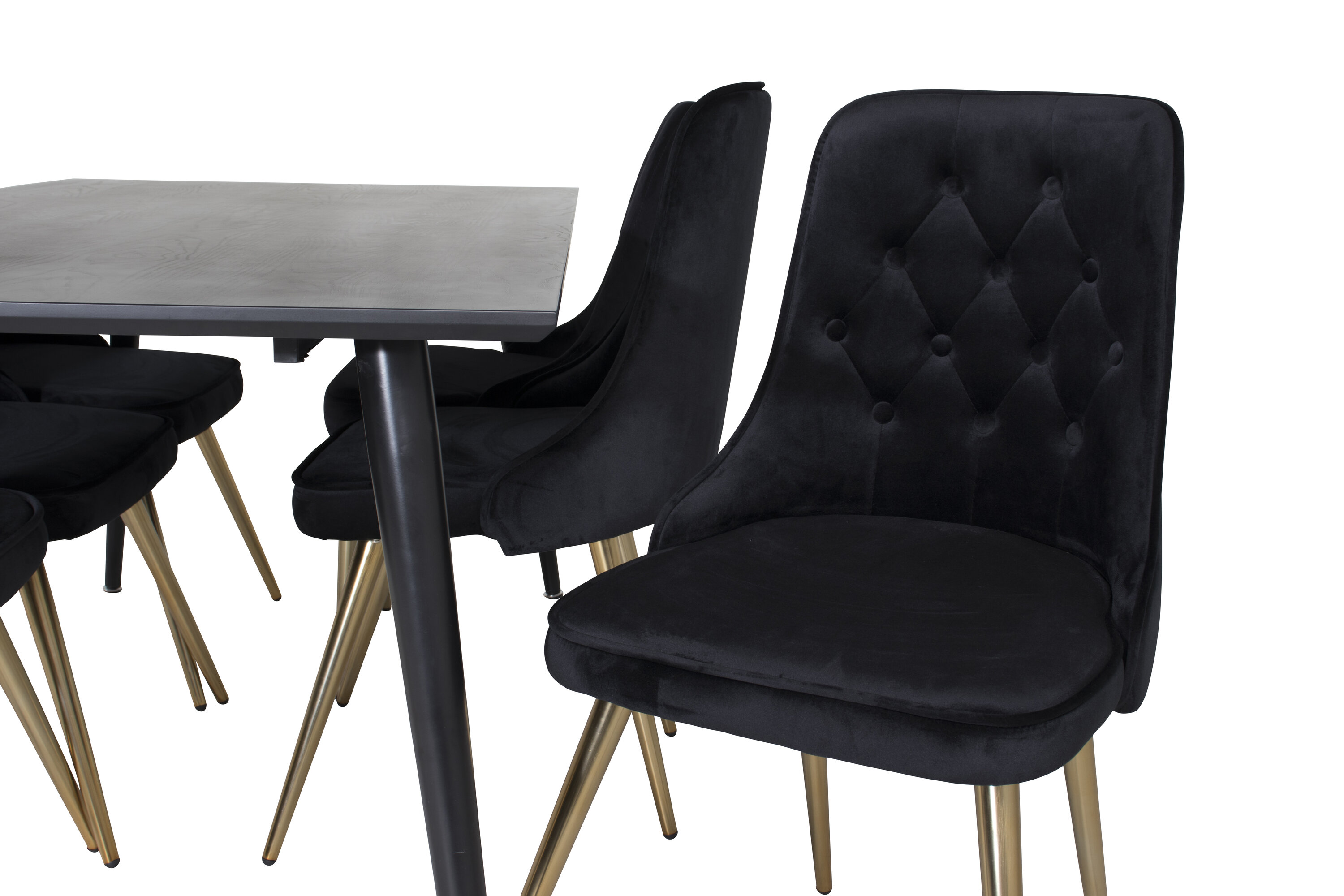 deLOHN Dipp, Velvet Deluxe Téglalap alakú étkezőgarnitúra