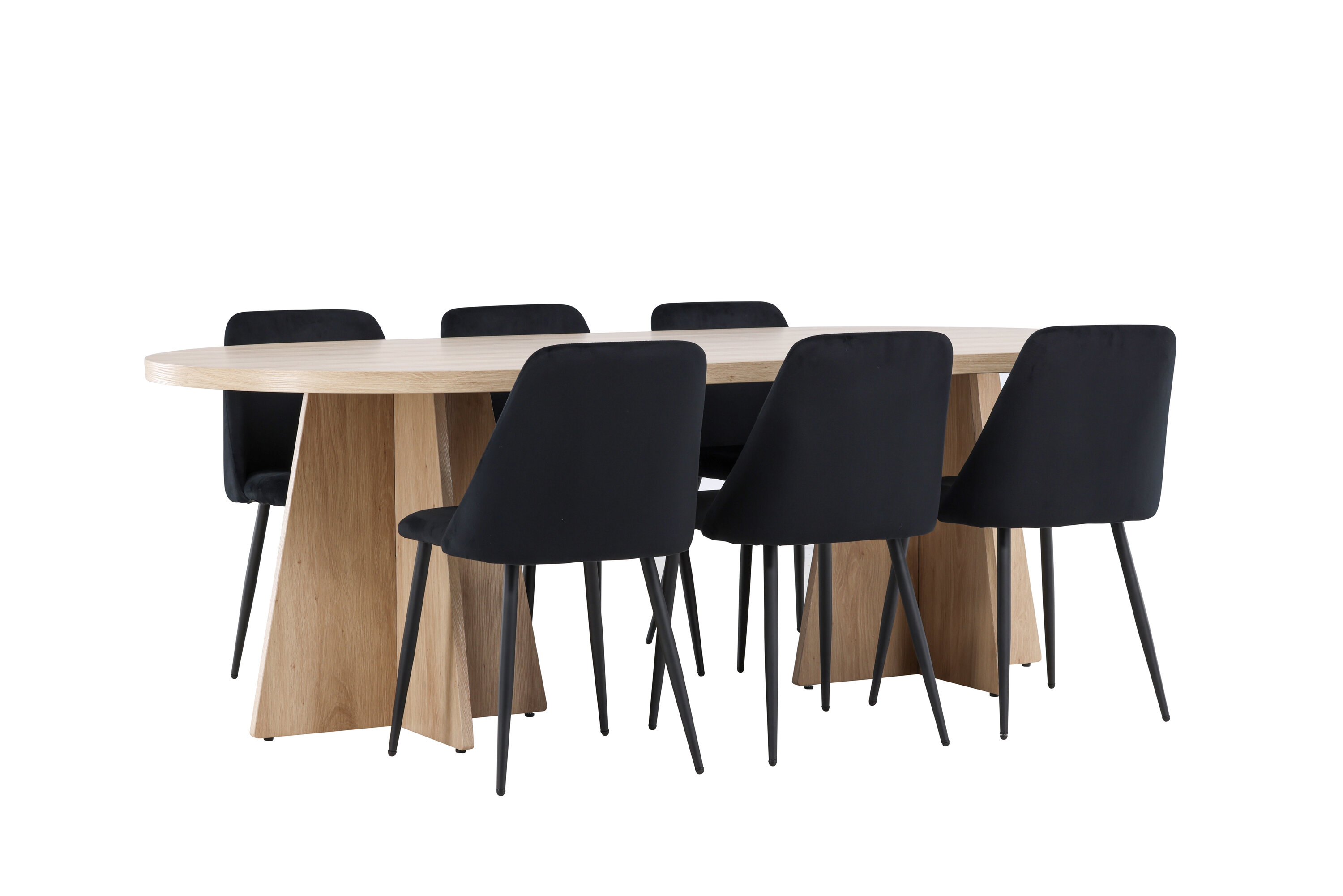 deLOHN Bootcut, Night Ovális étkezőgarnitúra