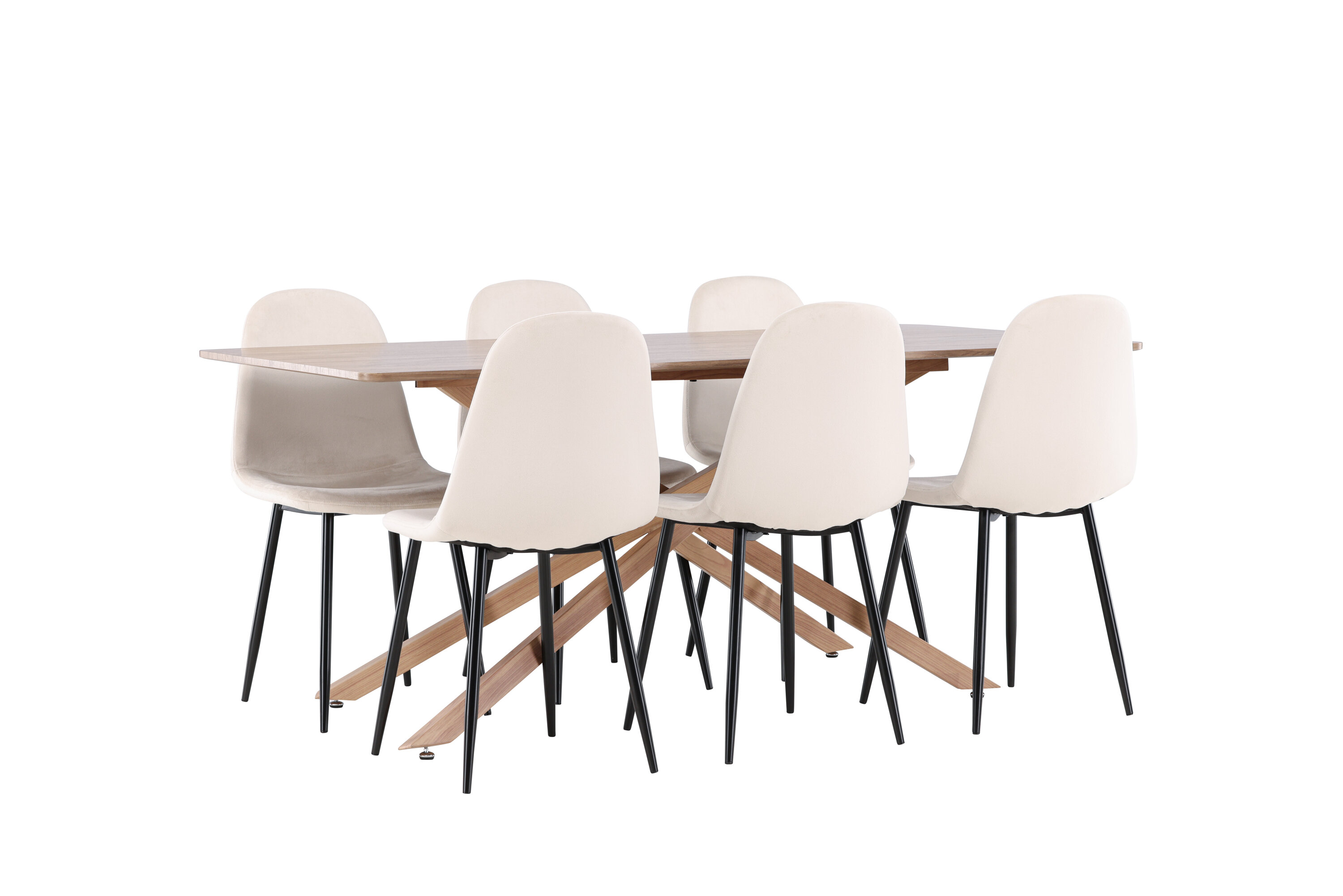 deLOHN Piazza, Polar Téglalap alakú étkezőgarnitúra