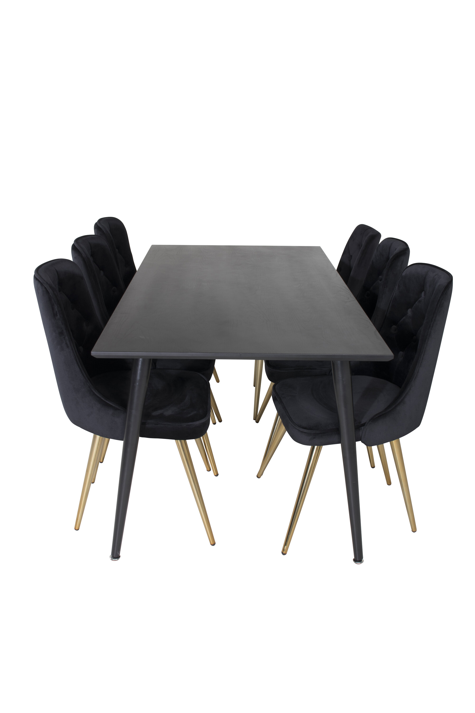 deLOHN Dipp, Velvet Deluxe Téglalap alakú étkezőgarnitúra