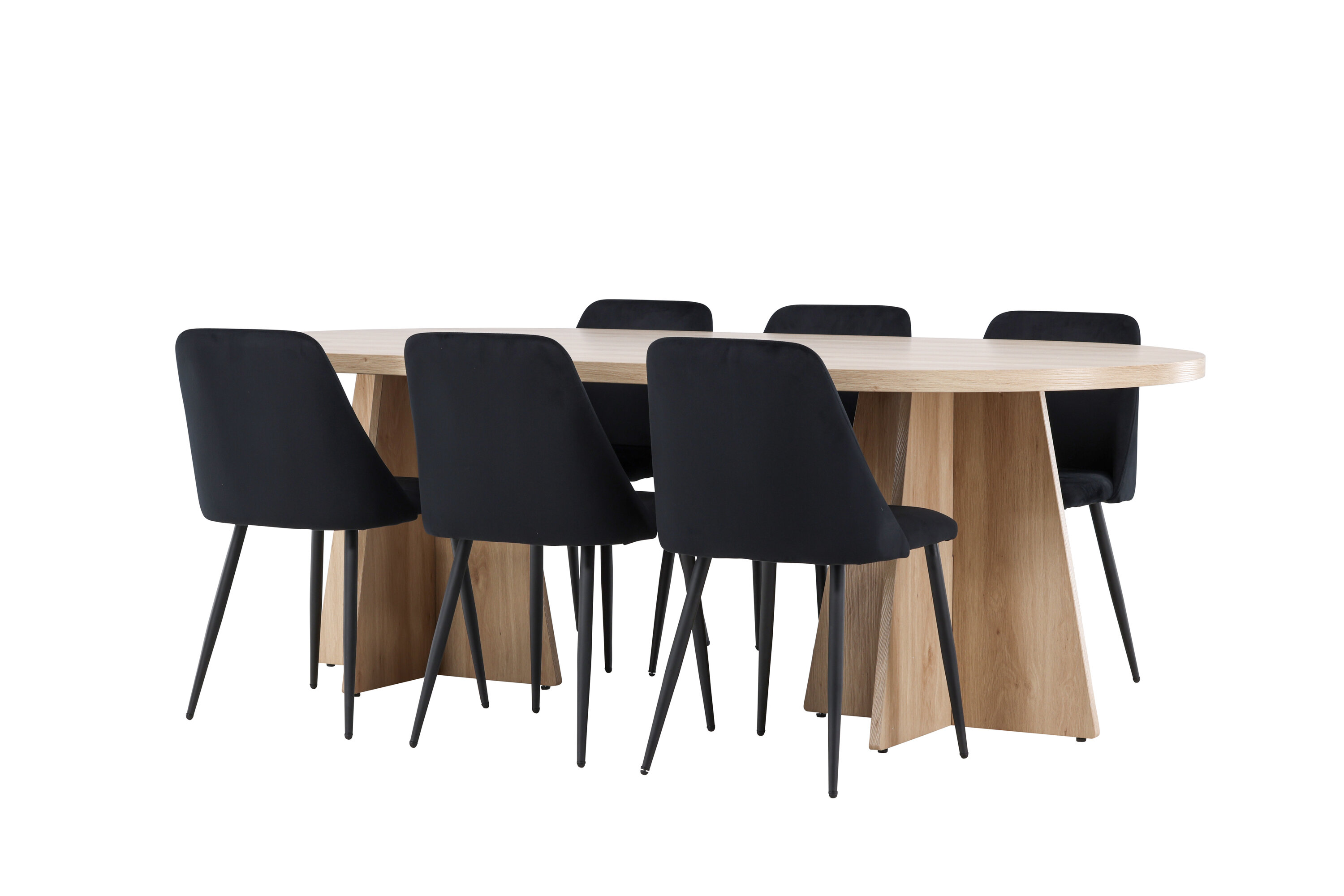 deLOHN Bootcut, Night Ovális étkezőgarnitúra