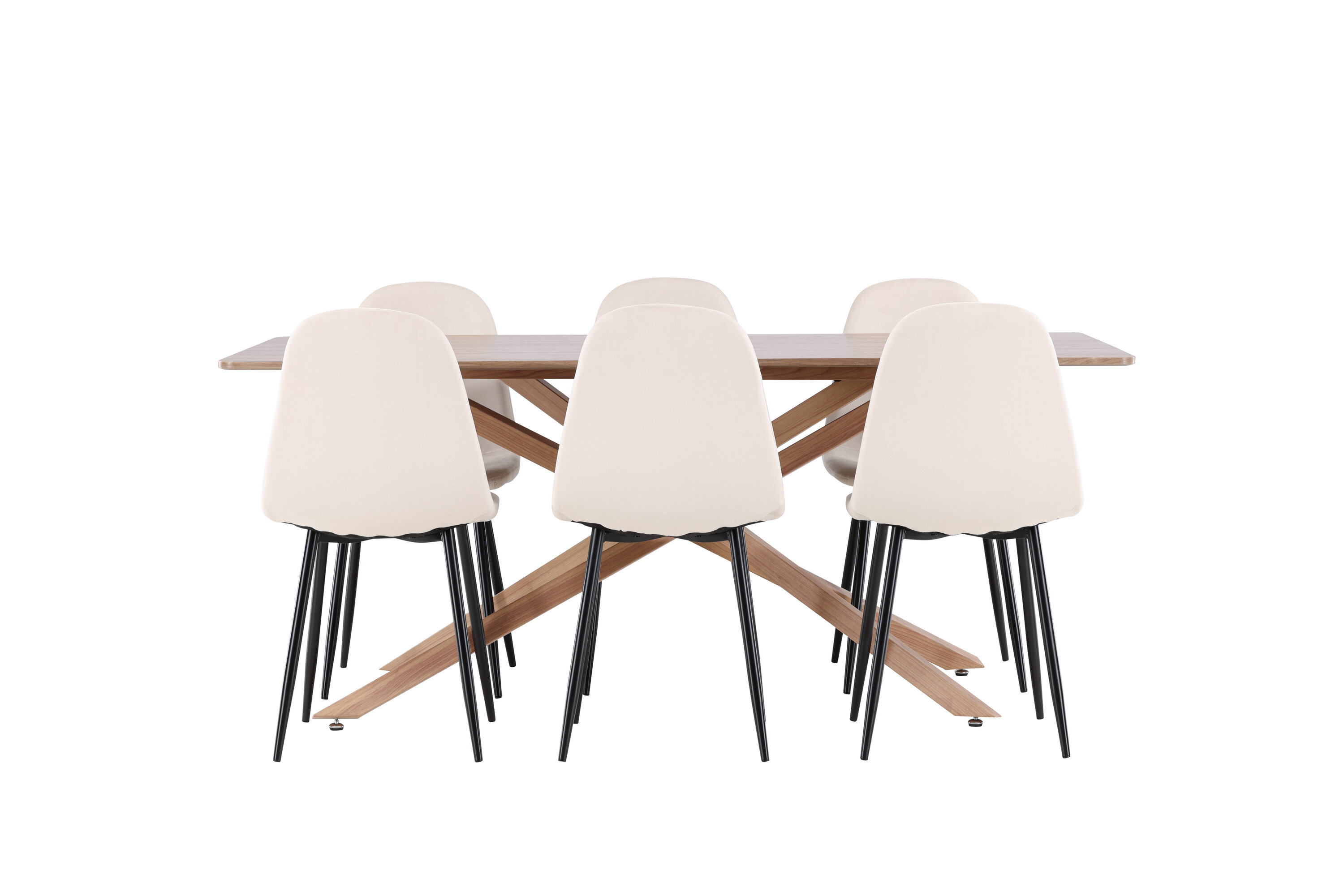 deLOHN Piazza, Polar Téglalap alakú étkezőgarnitúra