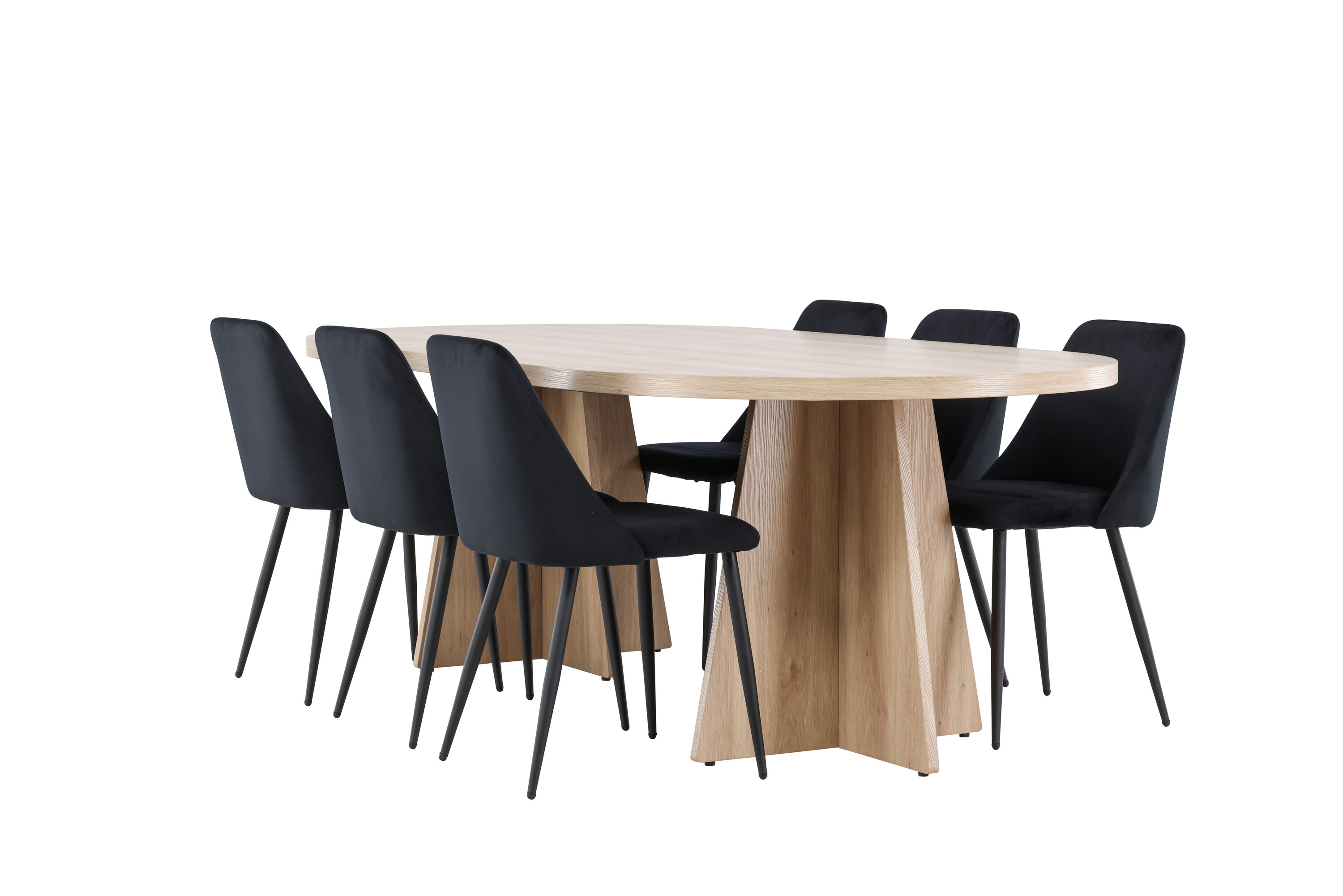 deLOHN Bootcut, Night Ovális étkezőgarnitúra