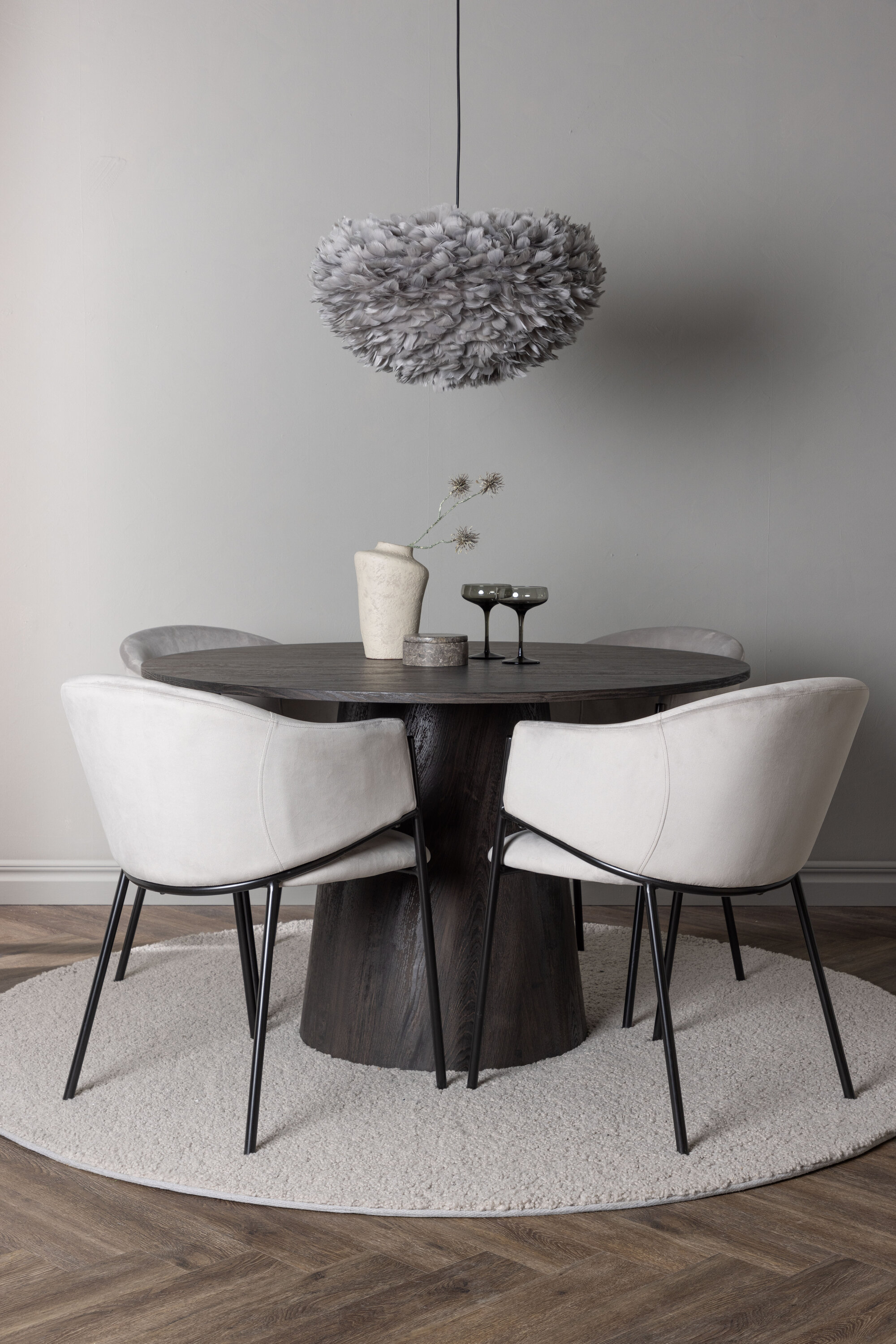 deLOHN Evelina Kör alakú étkezőgarnitúra