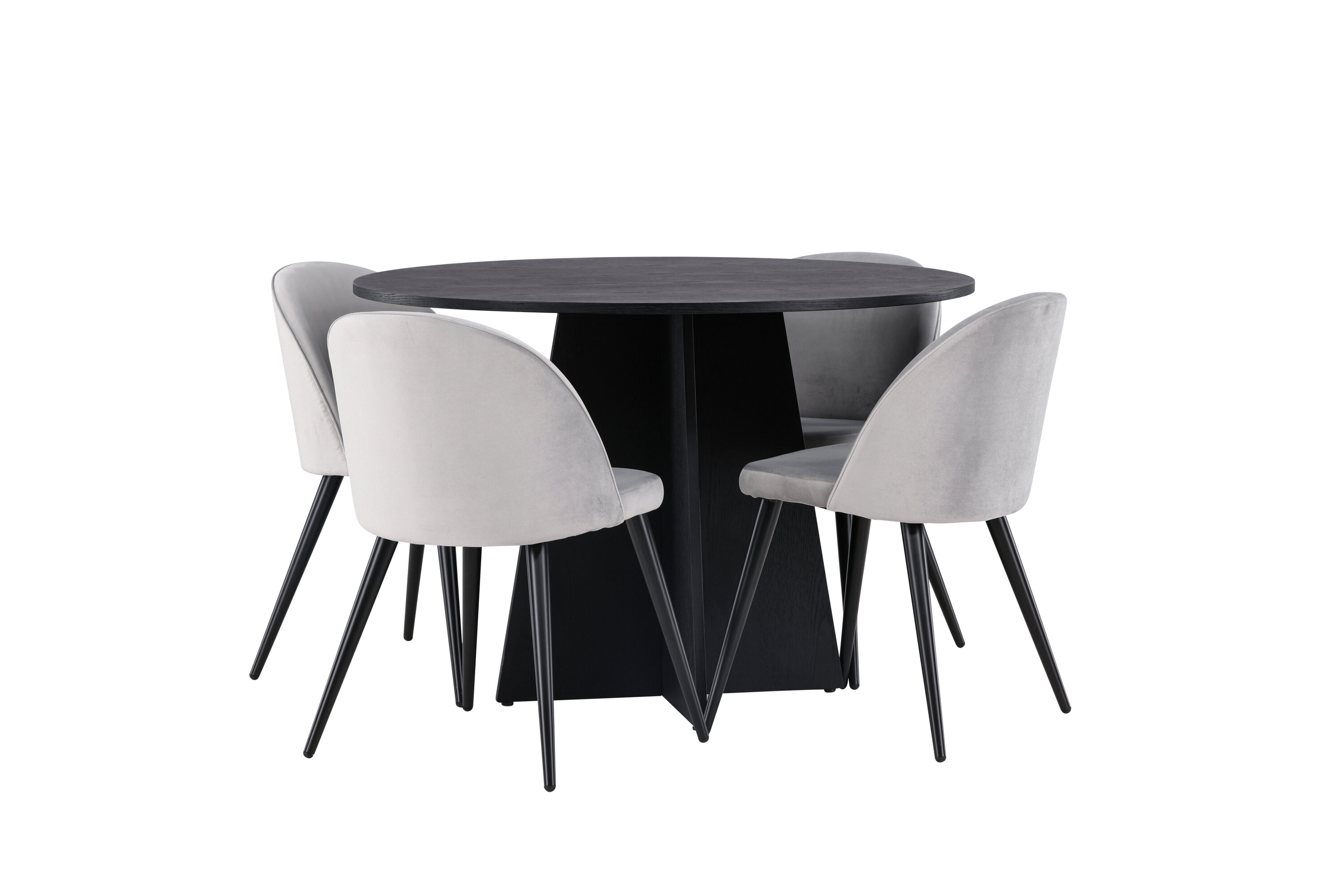 deLOHN Bootcut Round, Velvet Kör alakú étkezőgarnitúra