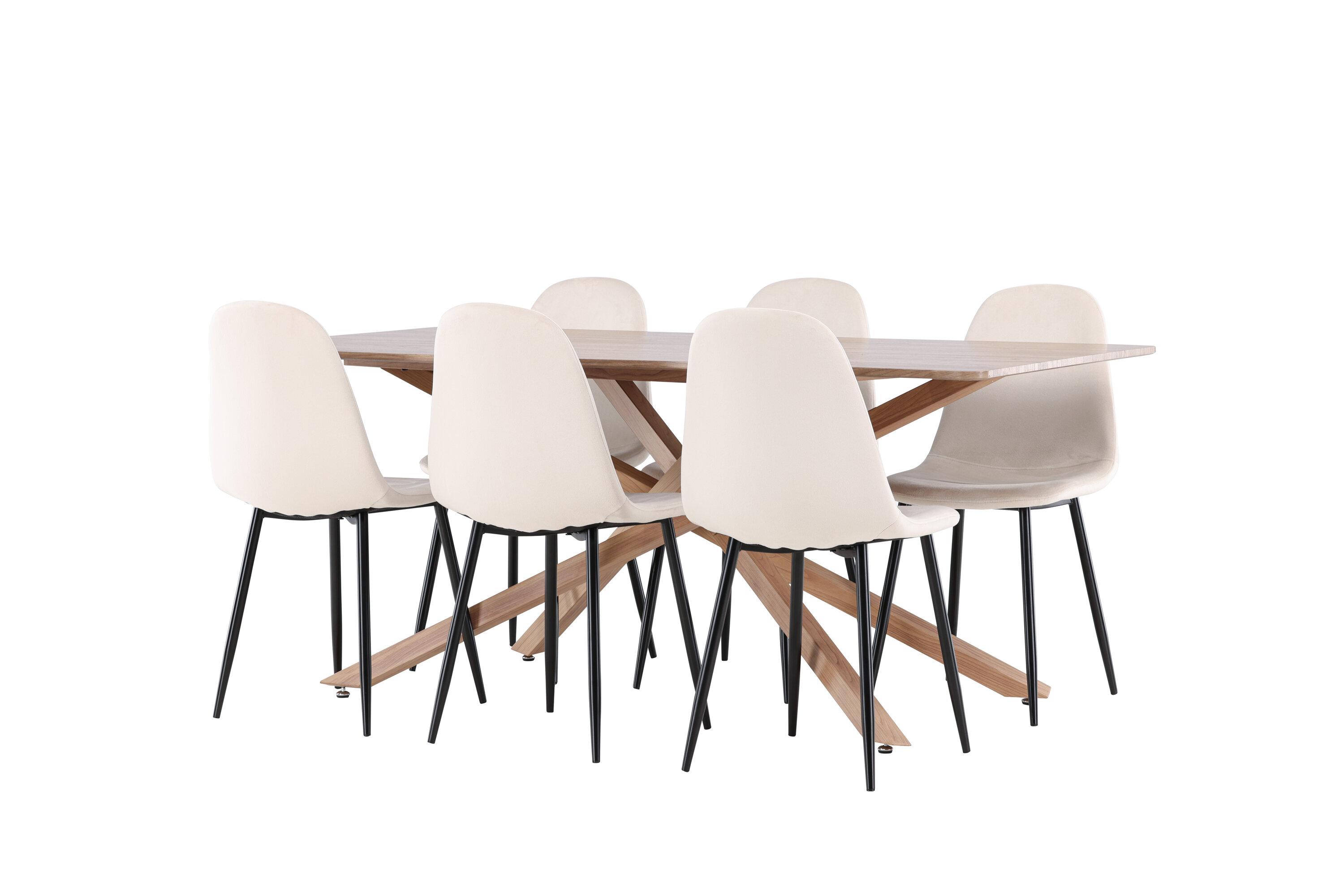 deLOHN Piazza, Polar Téglalap alakú étkezőgarnitúra