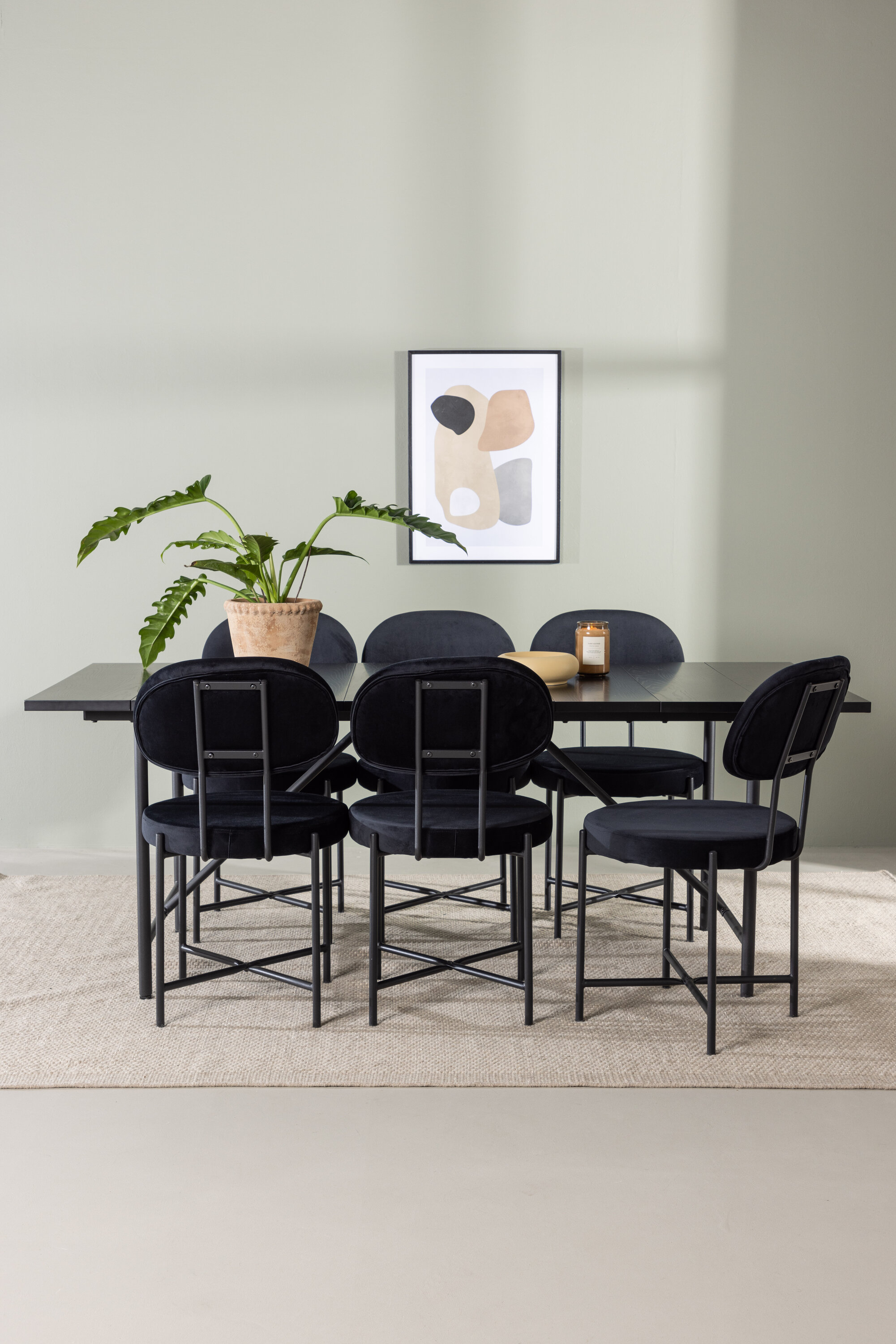 deLOHN Stella Téglalap alakú étkezőgarnitúra