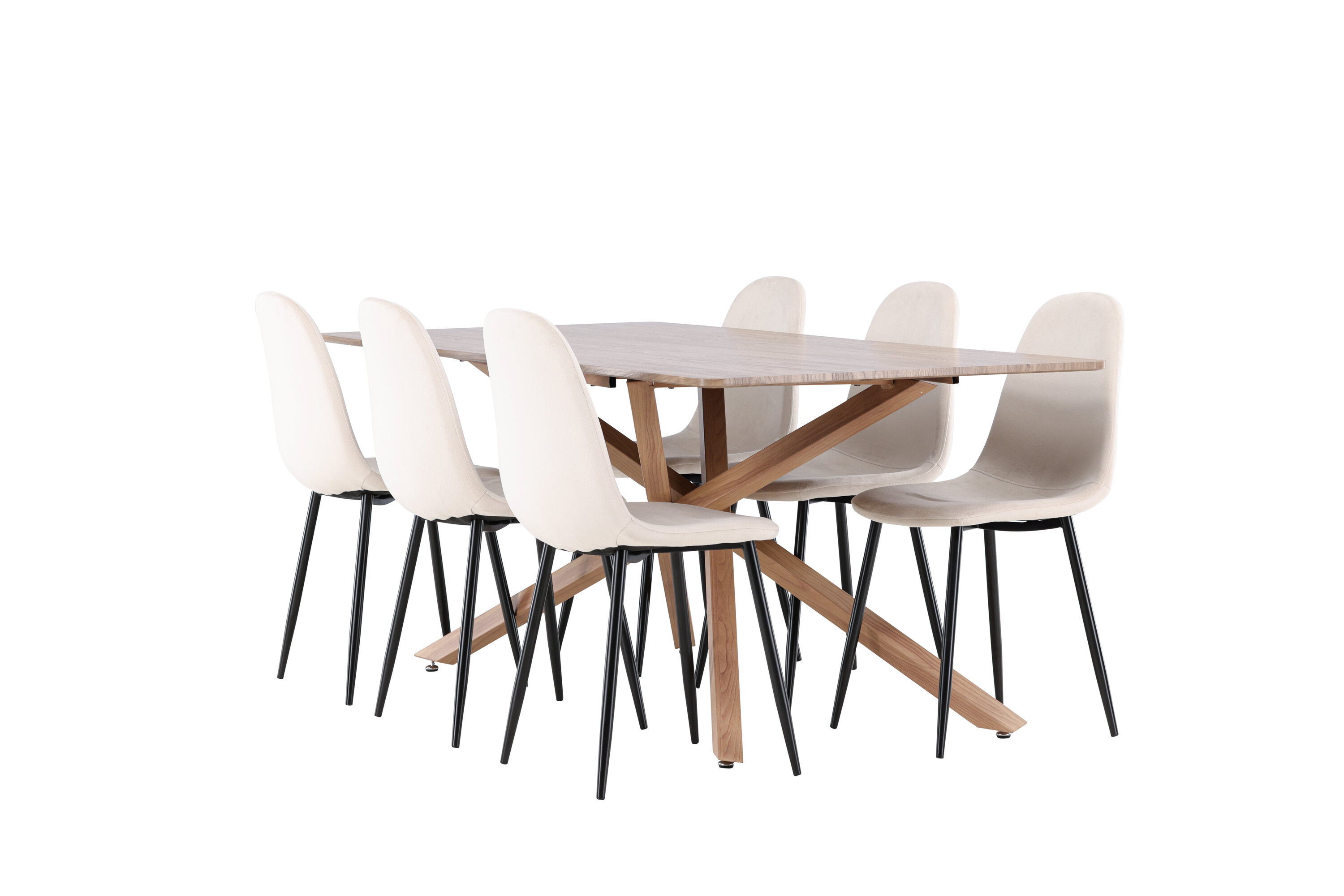 deLOHN Piazza, Polar Téglalap alakú étkezőgarnitúra