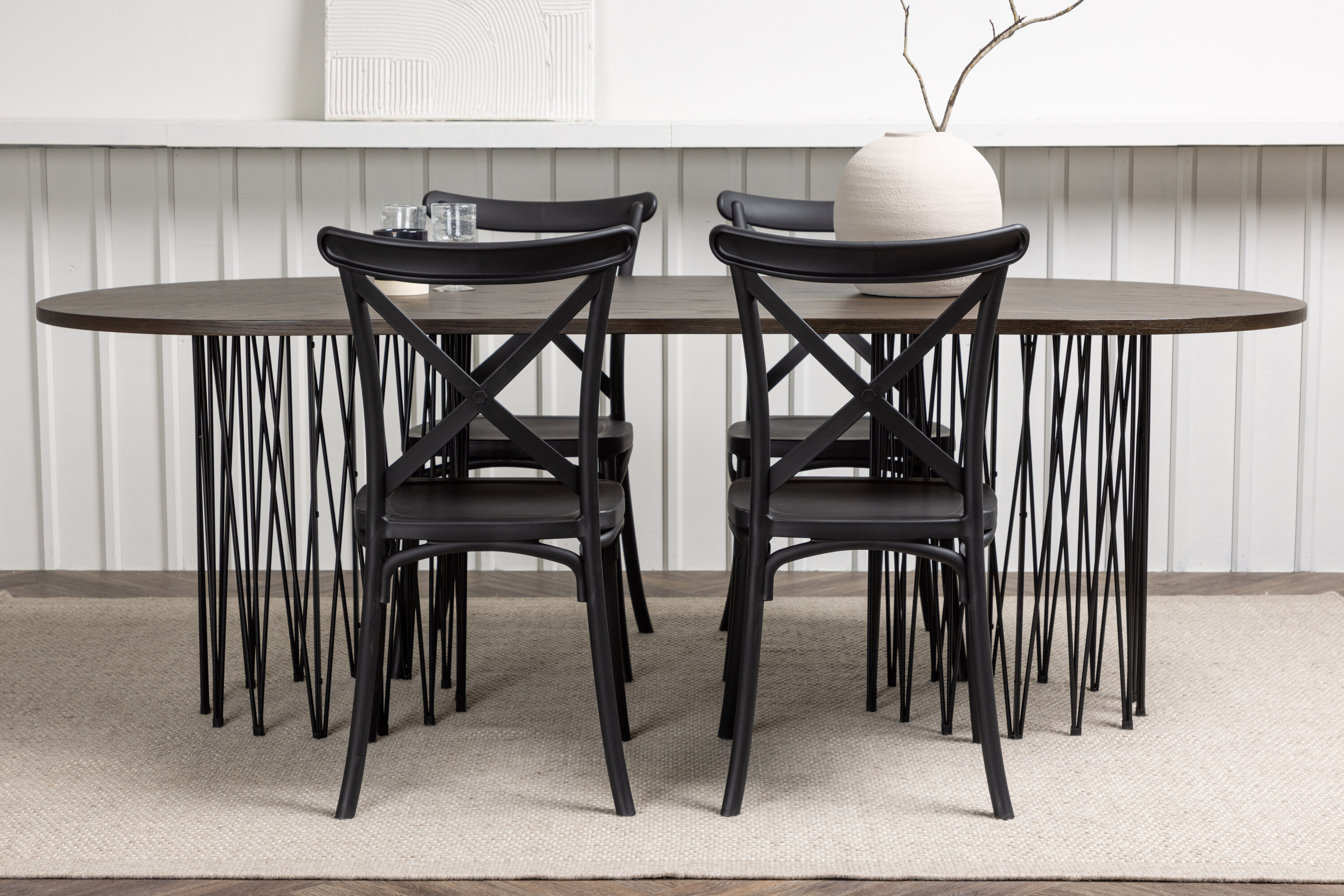 deLOHN Stone oval, Crosett Ovális étkezőgarnitúra