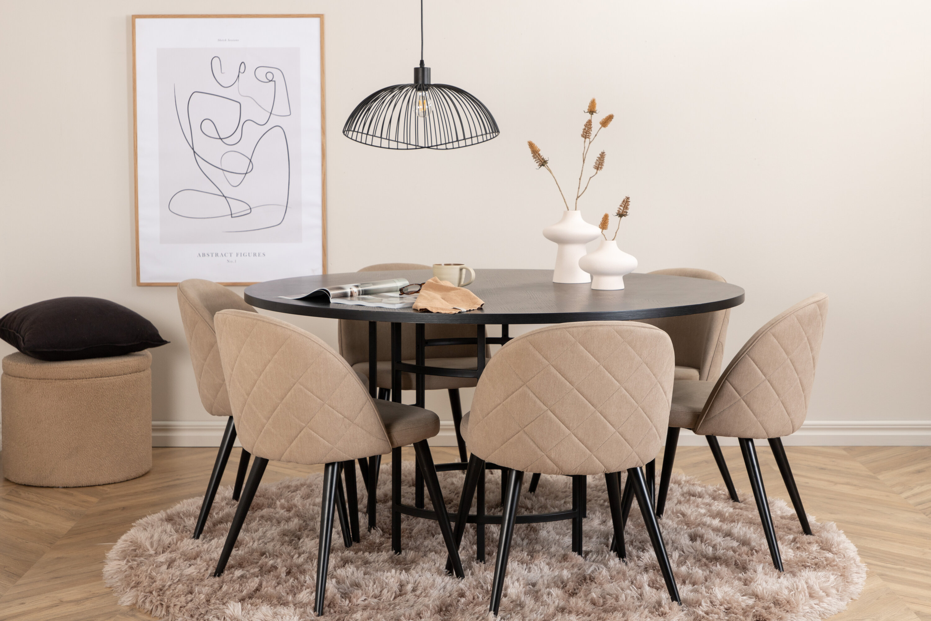 deLOHN Copenhagen, Velvet Kör alakú étkezőgarnitúra deLOHN Copenhagen, Velvet Kör alakú étkezőgarnitúra
