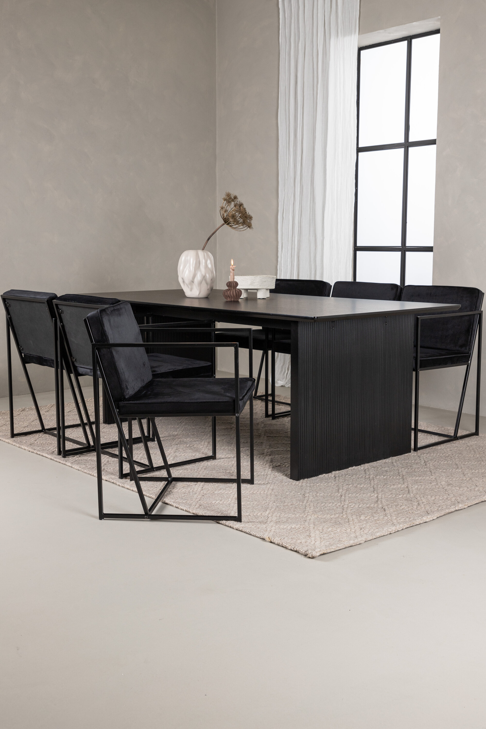 deLOHN Vail, Richmond Téglalap alakú étkezőgarnitúra