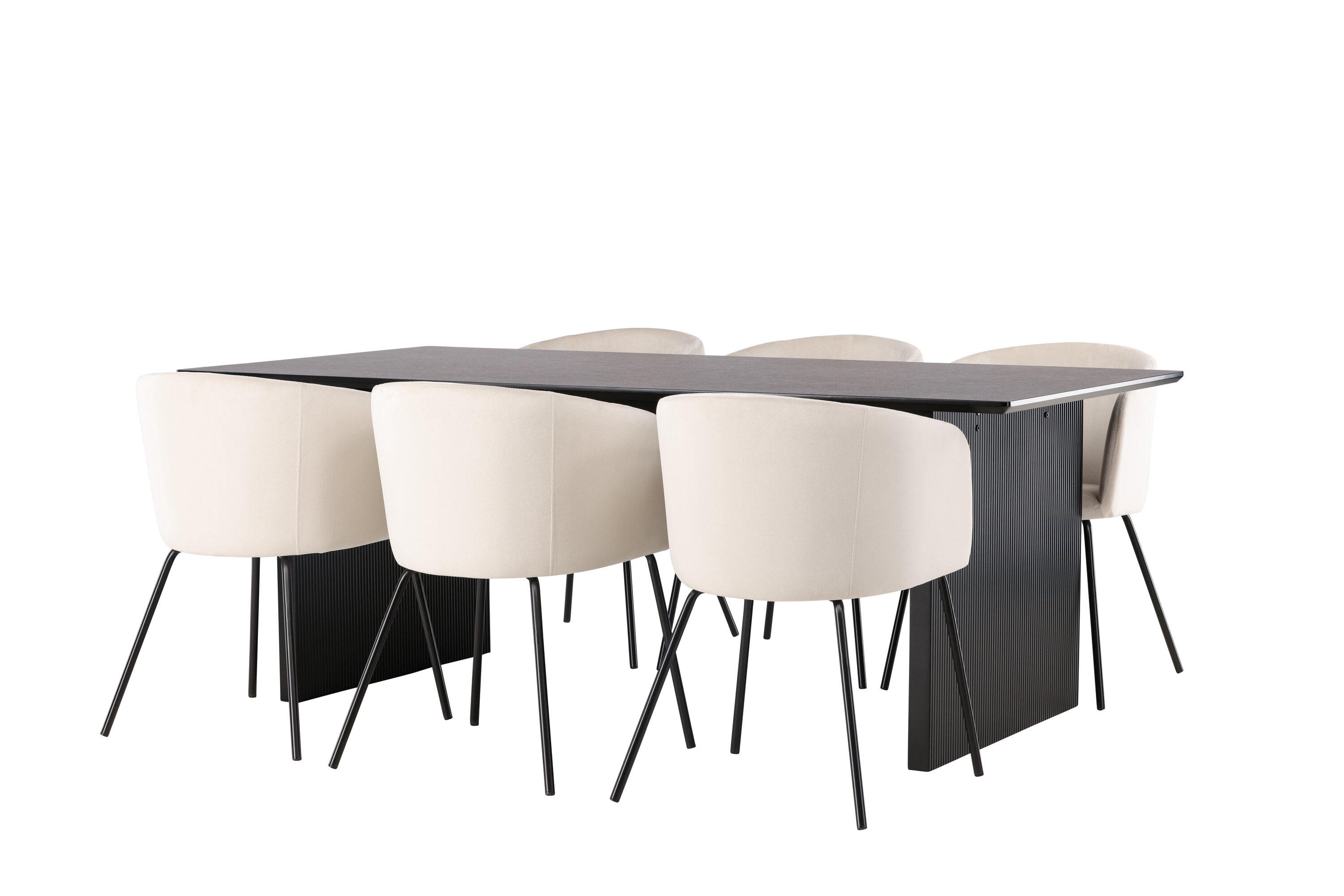 deLOHN Vail, Berit Téglalap alakú étkezőgarnitúra