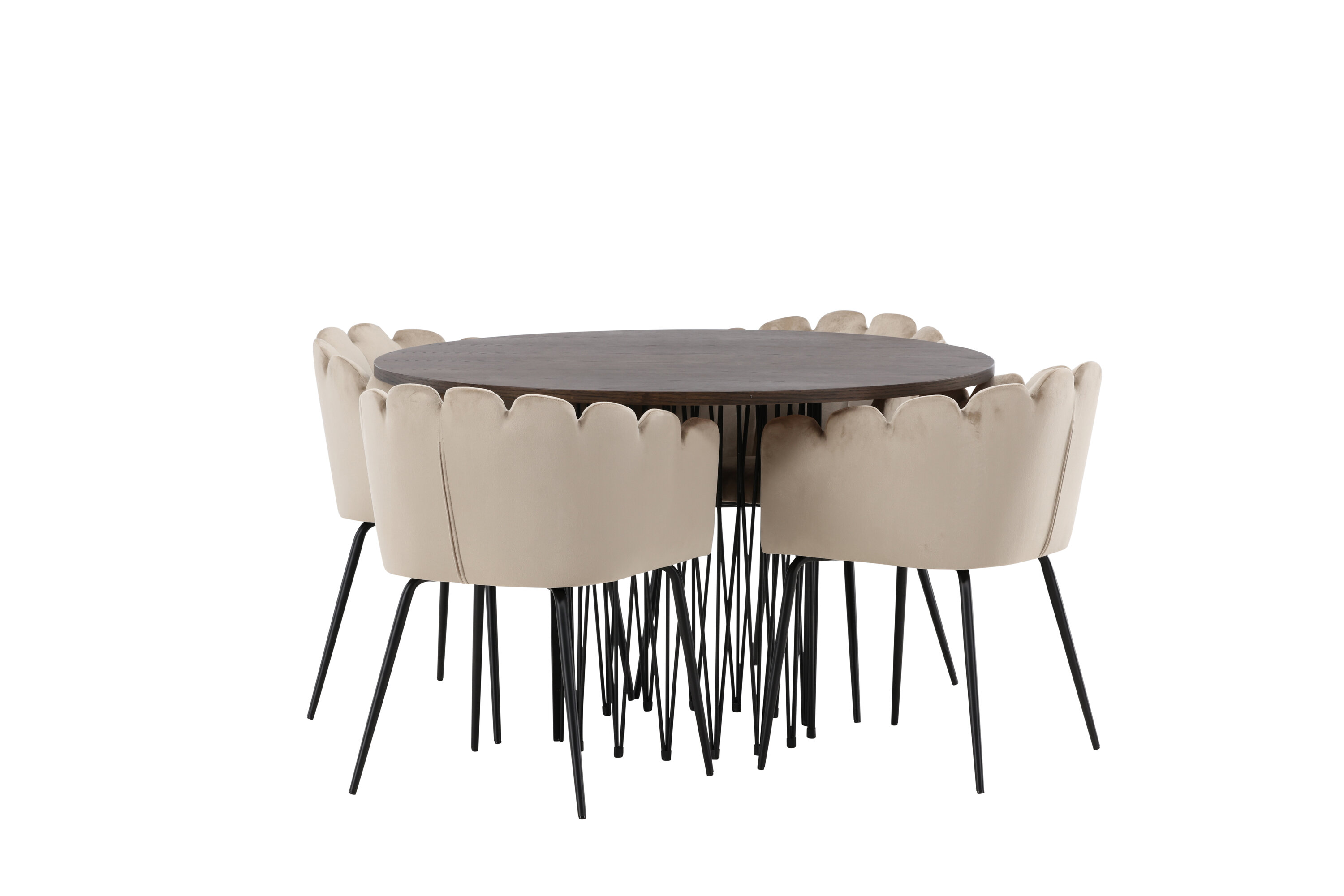 deLOHN Stone round, Limhamn Kör alakú étkezőgarnitúra