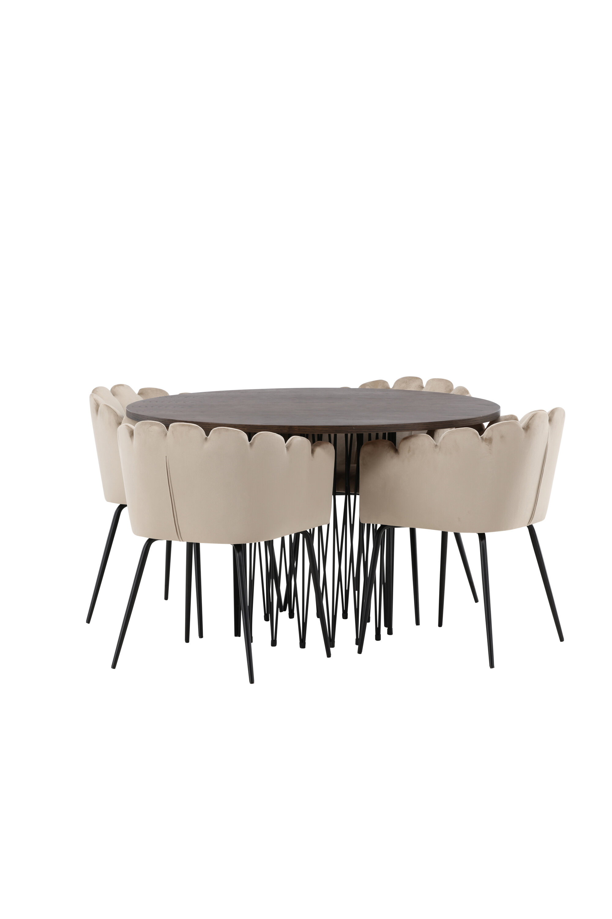 deLOHN Stone round, Limhamn Kör alakú étkezőgarnitúra