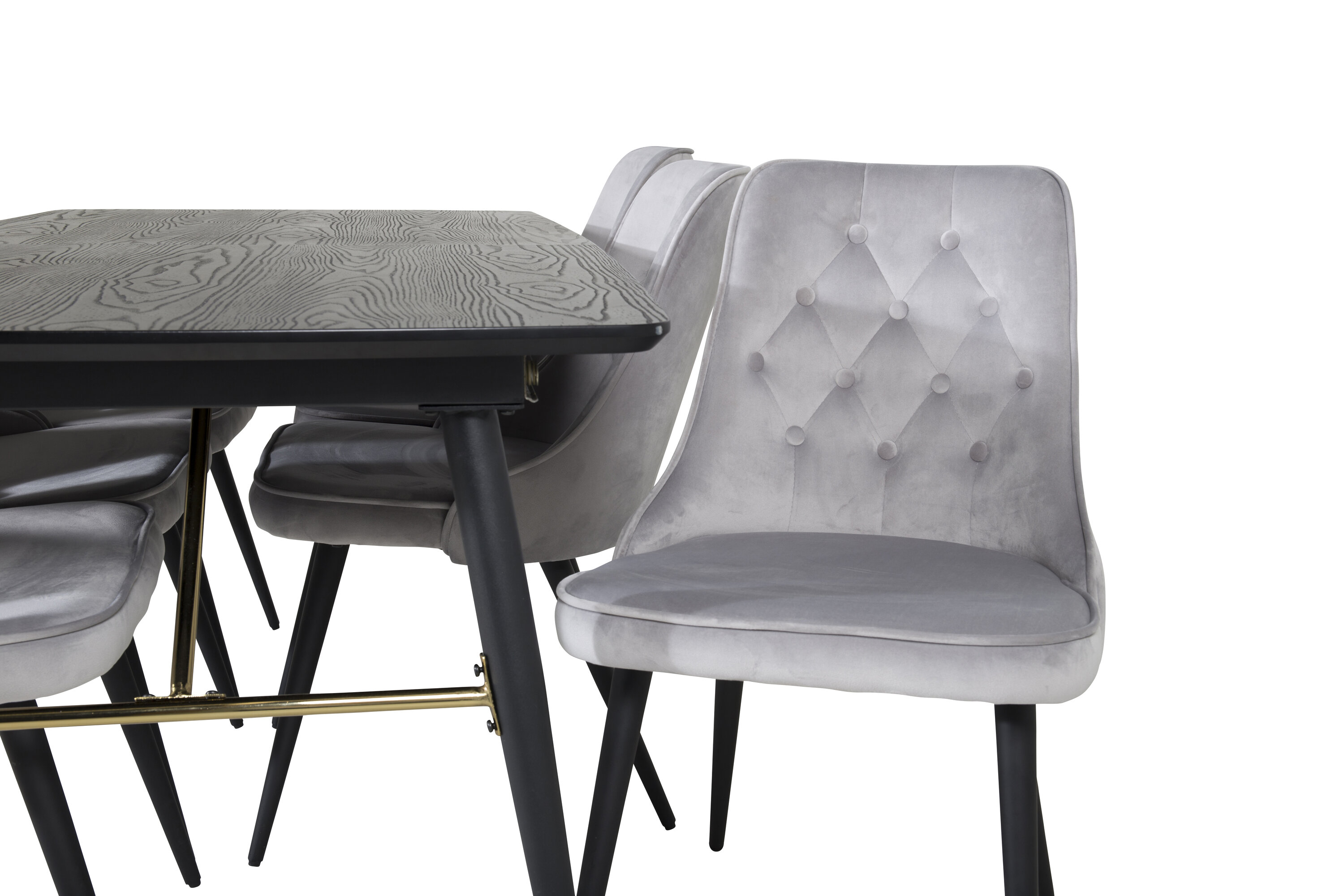 deLOHN Gold, Velvet Deluxe Téglalap alakú étkezőgarnitúra