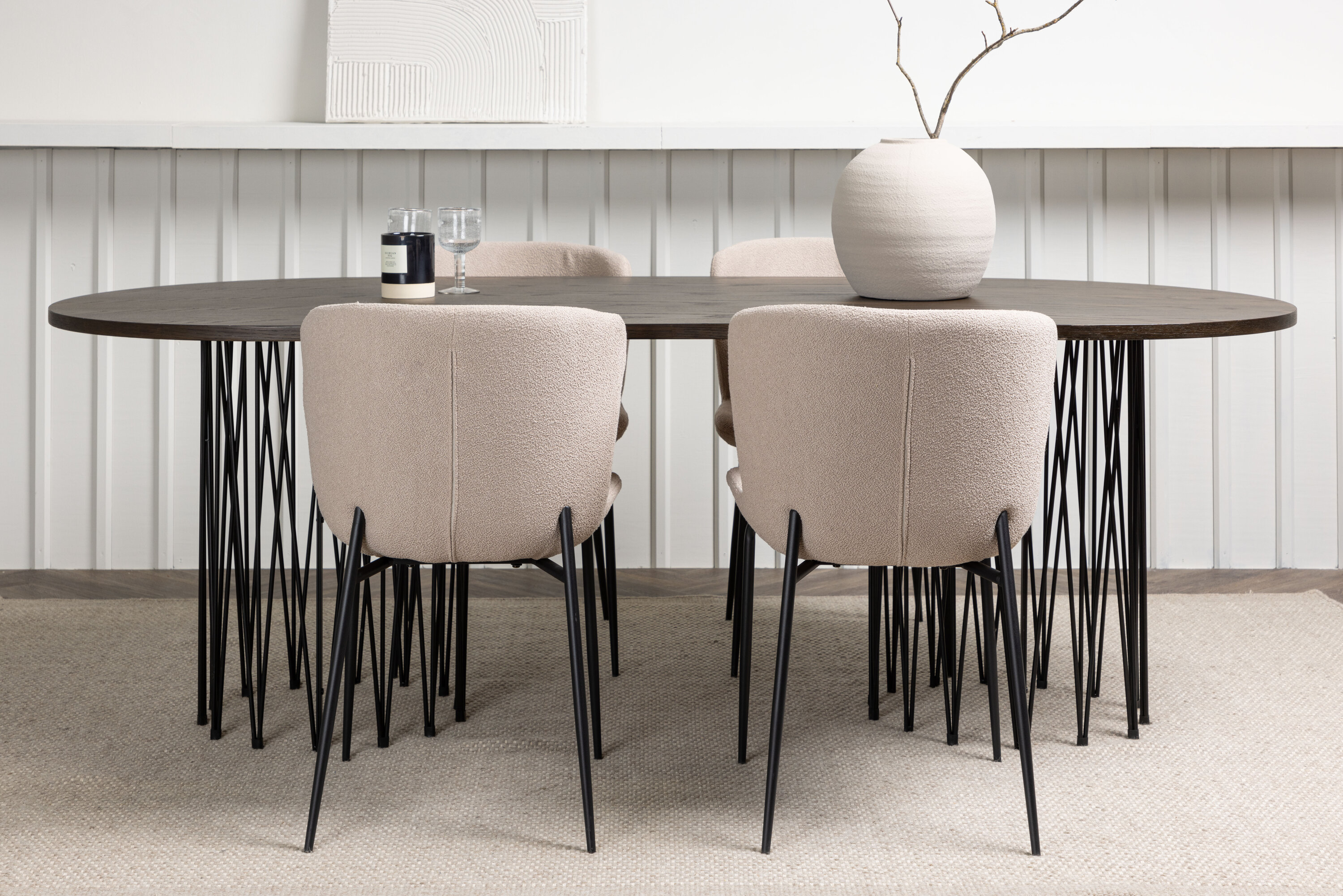 deLOHN Stone oval, Modesto Ovális étkezőgarnitúra