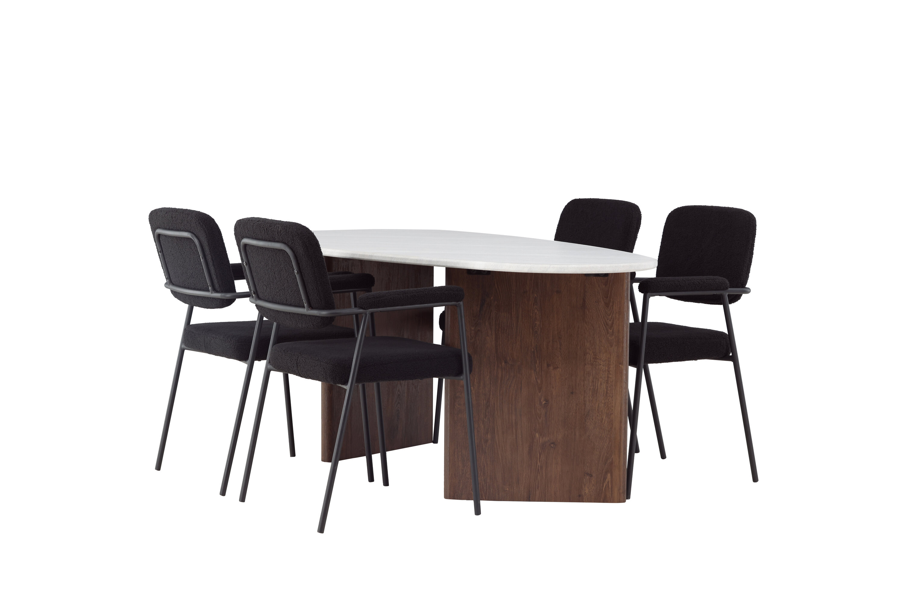 deLOHN Yesterday Ovális étkezőgarnitúra