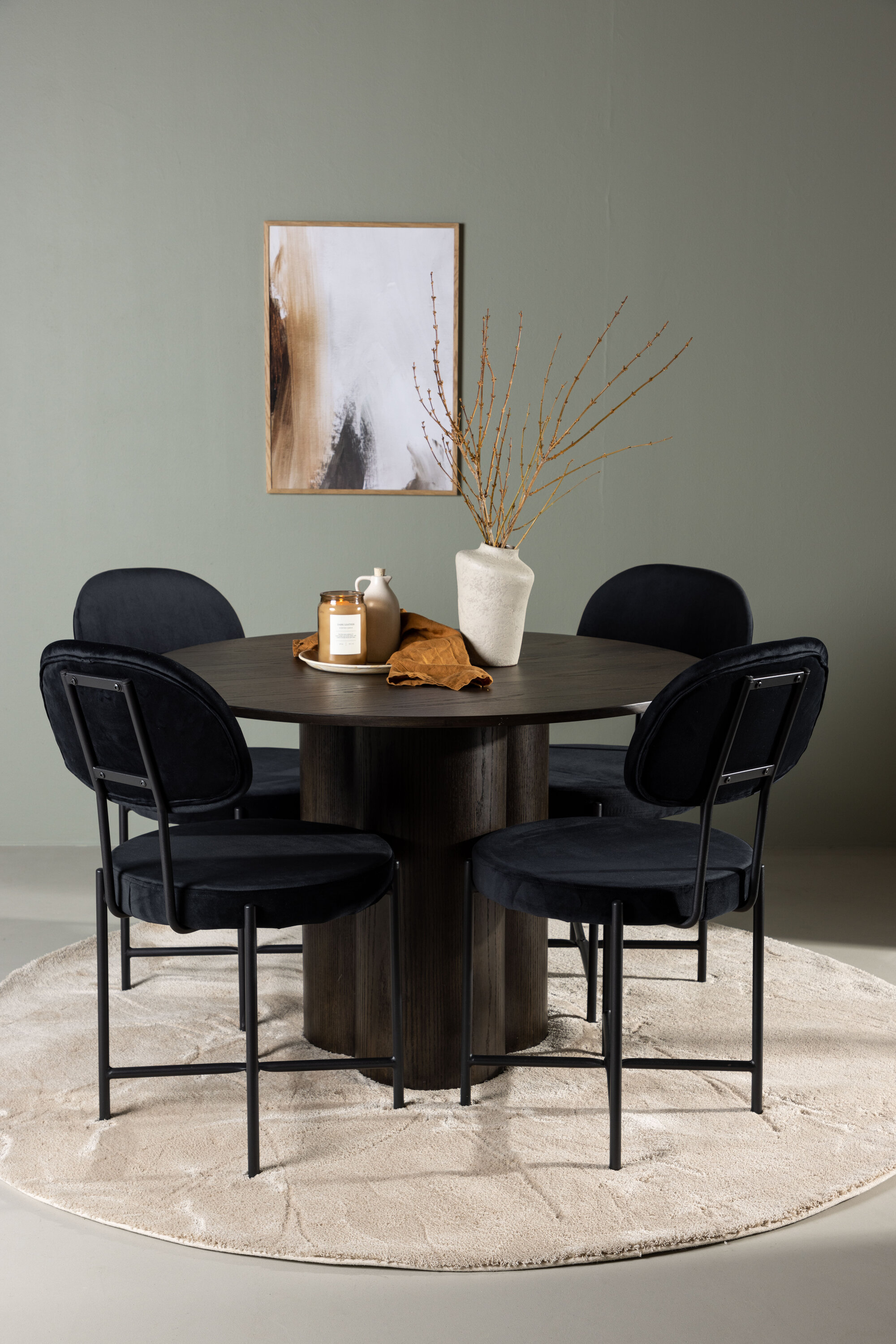 deLOHN Stella Kör alakú étkezőgarnitúra