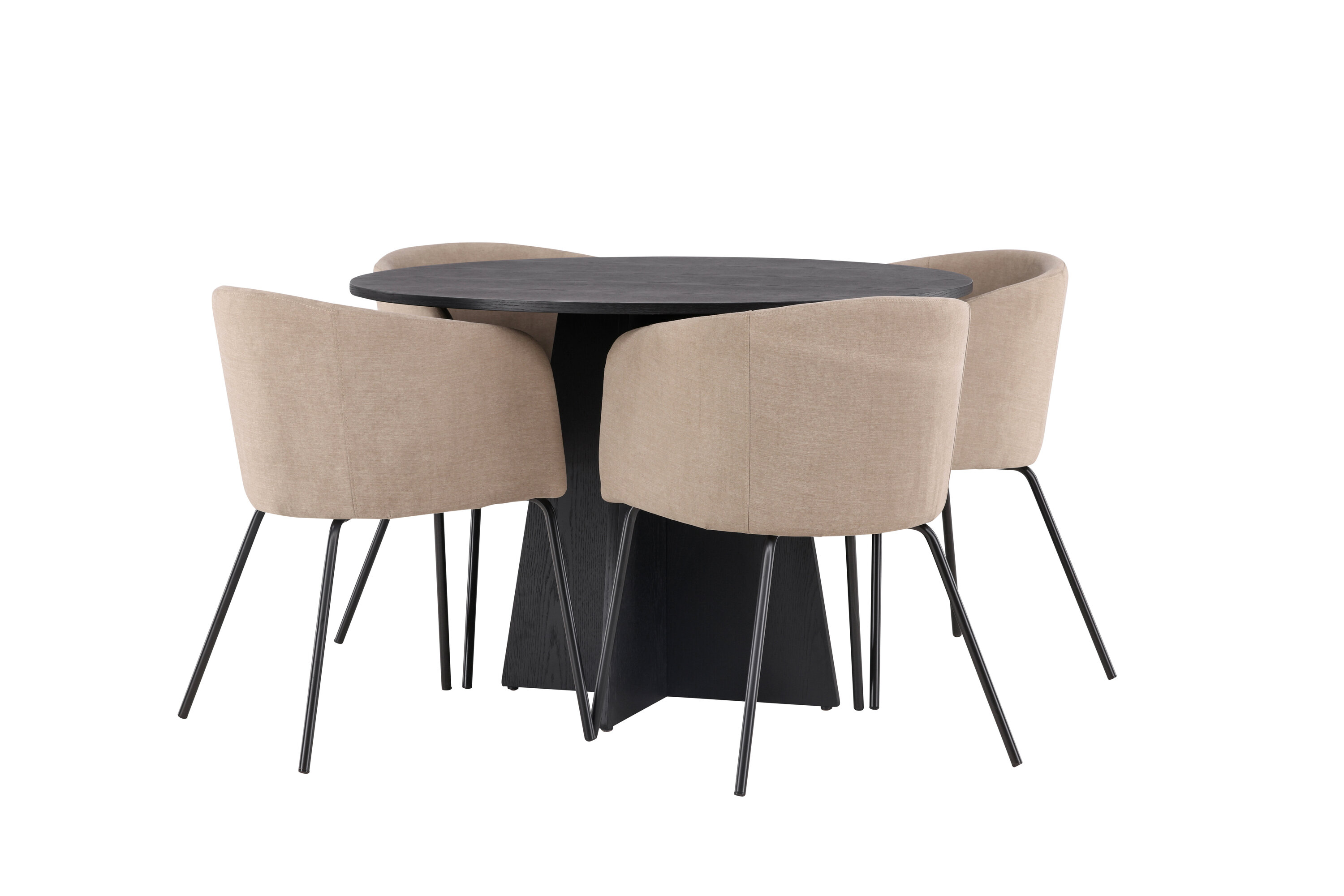 deLOHN Bootcut Round, Berit Kör alakú étkezőgarnitúra