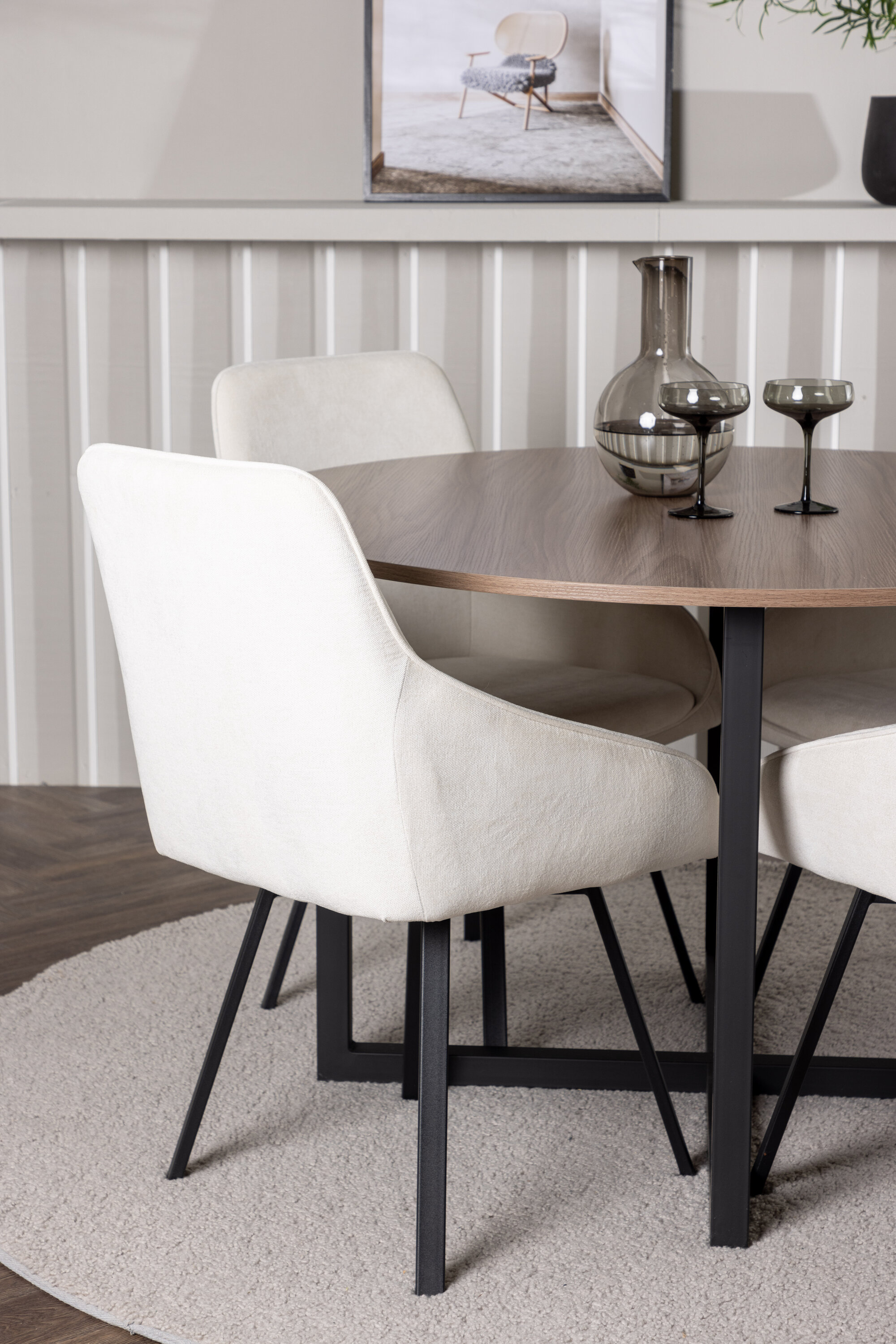 deLOHN Rosie Kör alakú étkezőgarnitúra