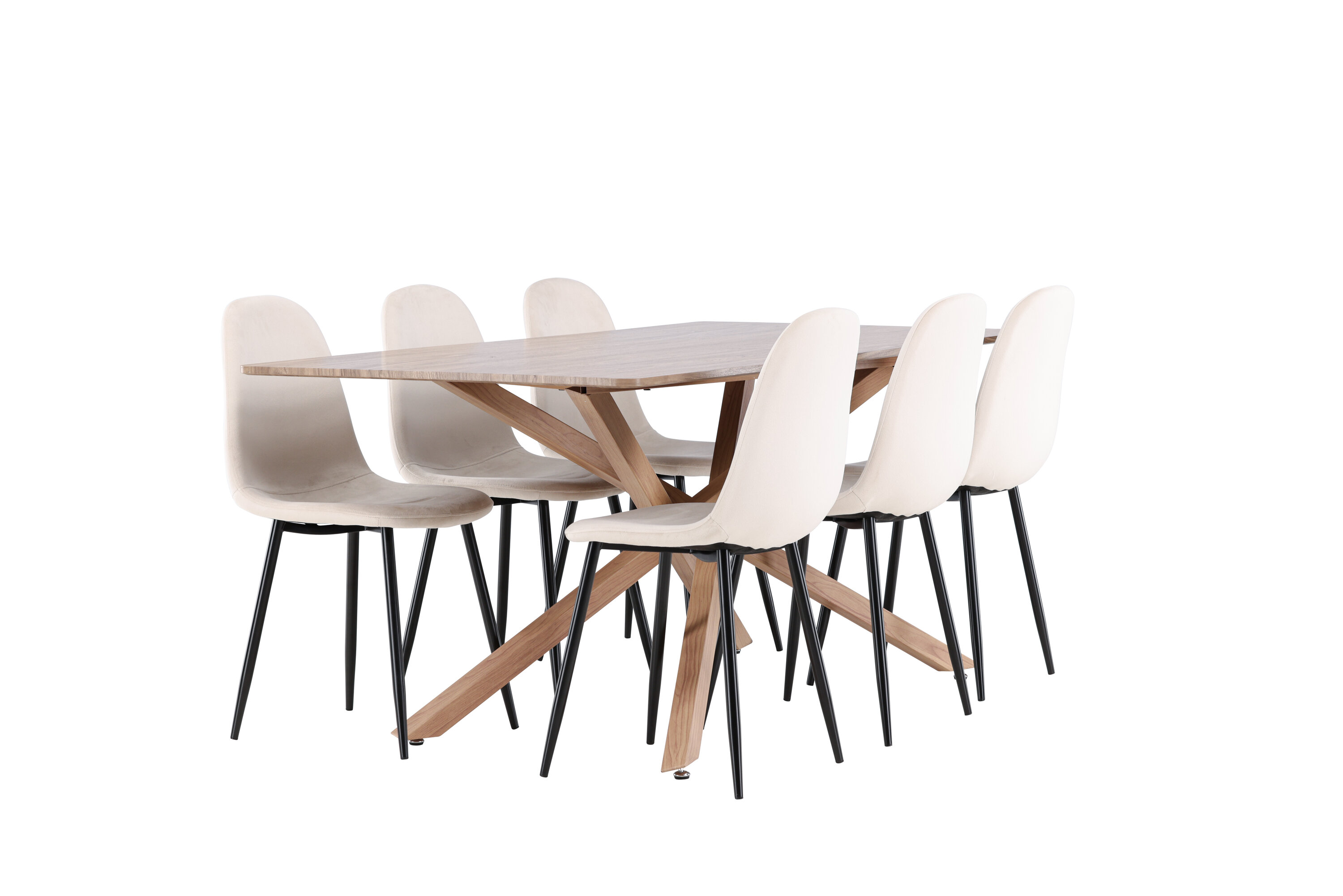 deLOHN Piazza, Polar Téglalap alakú étkezőgarnitúra