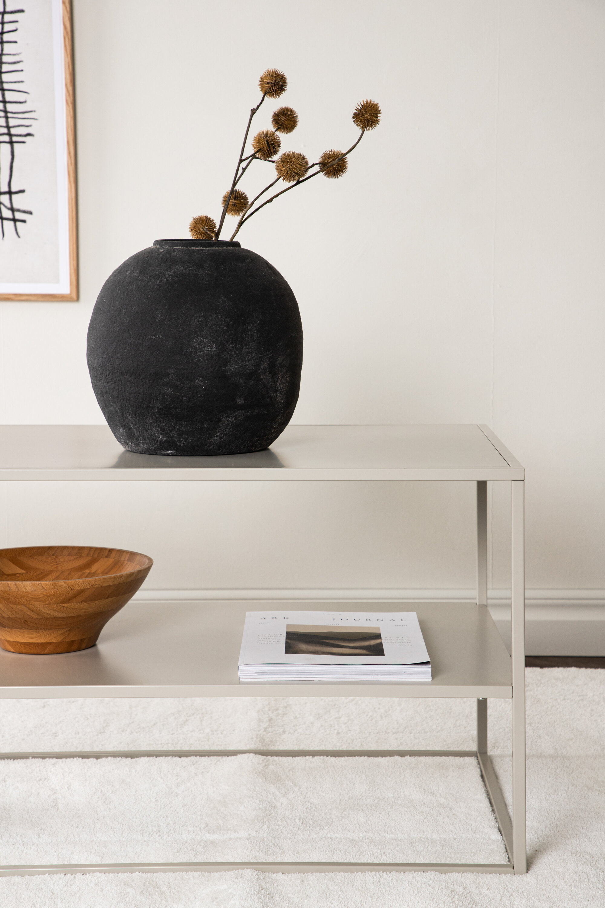 deLOHN Staal Dohányzóasztal