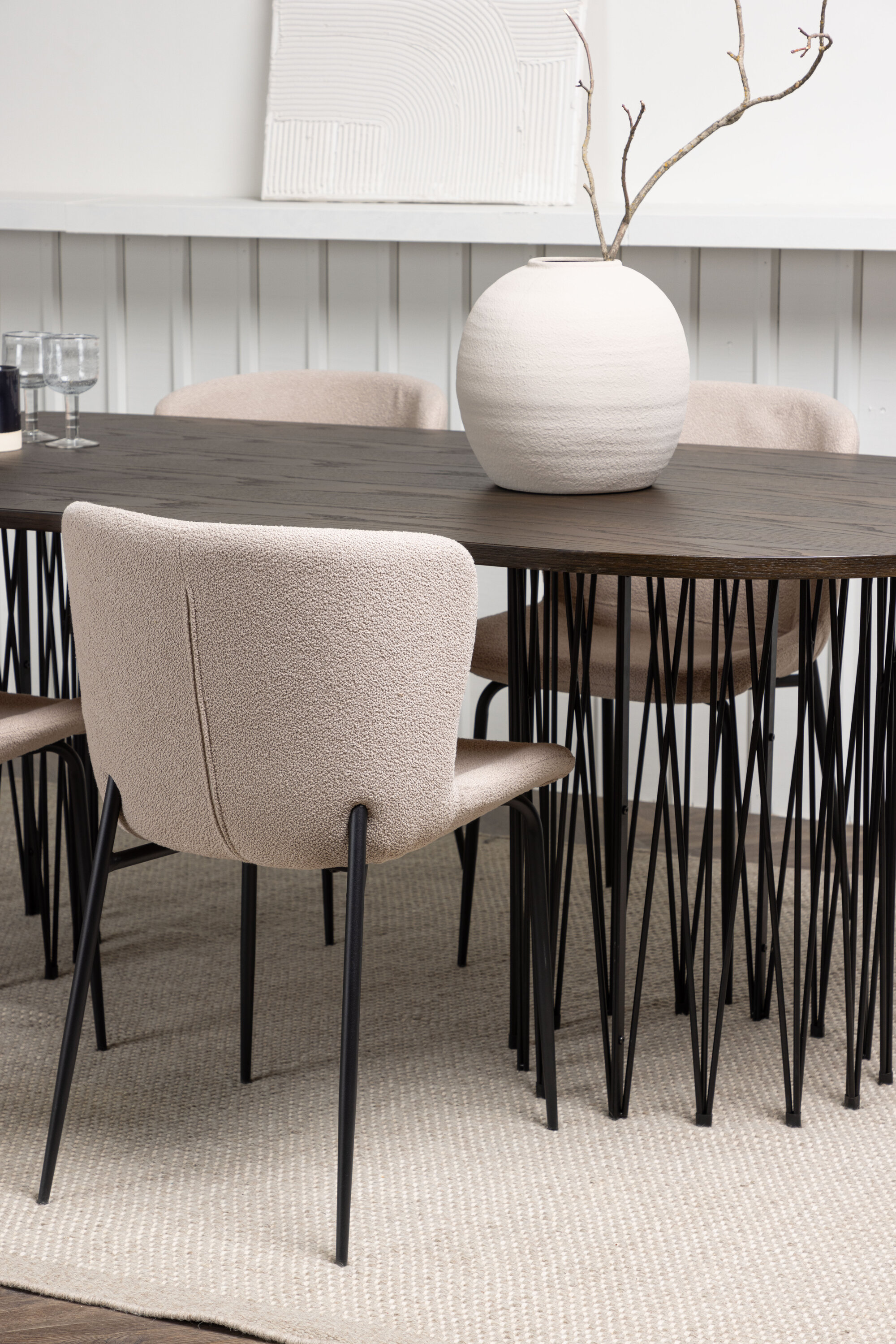 deLOHN Stone oval, Modesto Ovális étkezőgarnitúra